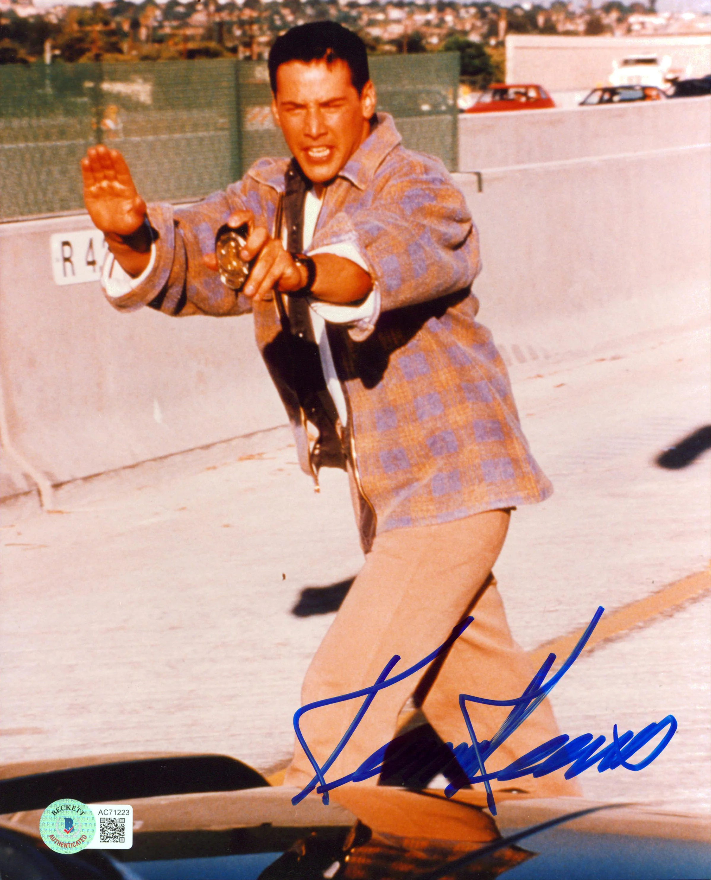 Keanu Reeves Speed Authentic Signed 8x10 Photo Autographed BAS LOA #AC71223 - Image 2