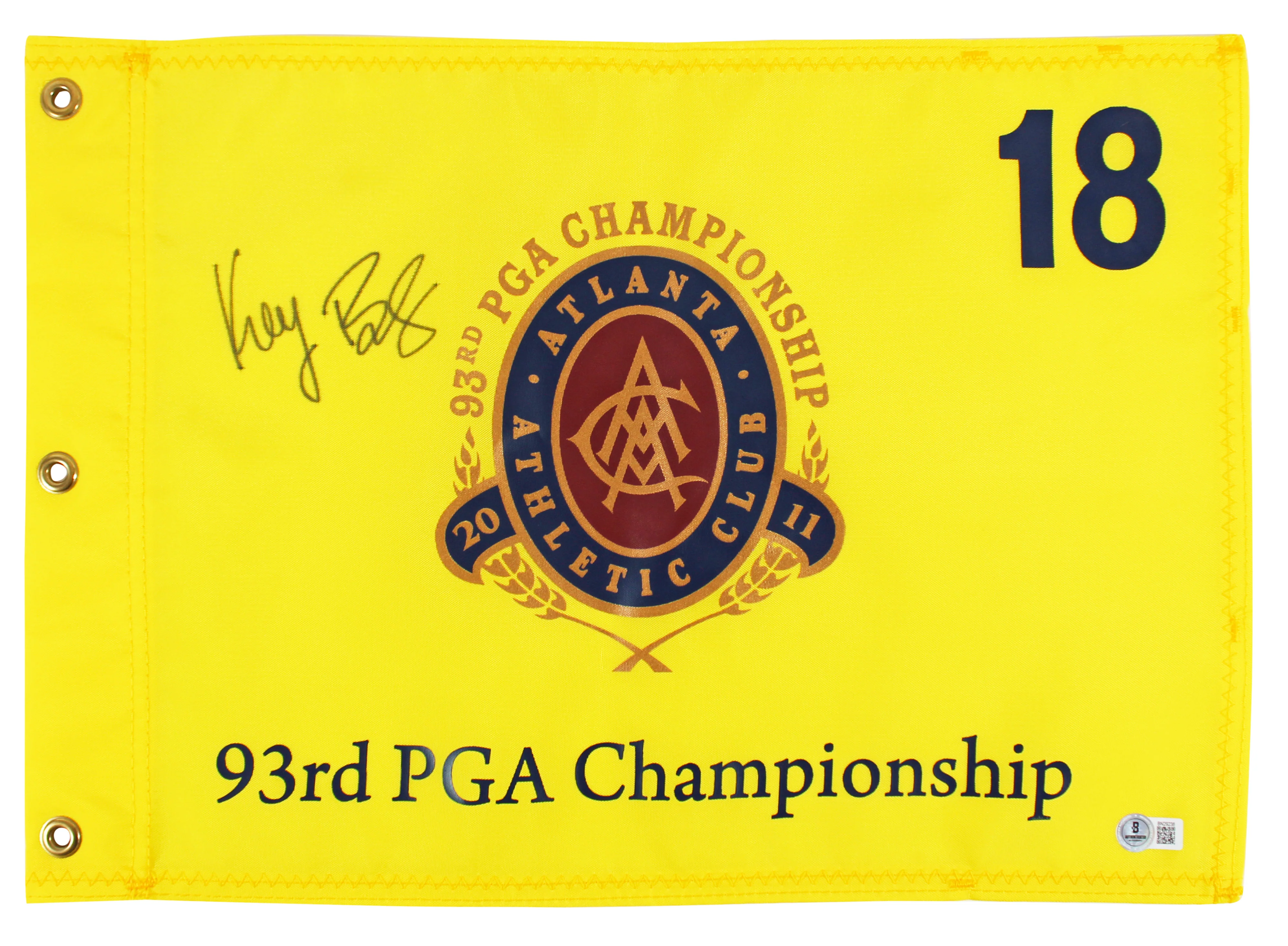 Keegan Bradley Authentic Signed 2011 PGA Championship Pin Flag BAS #BN29238 - Image 2