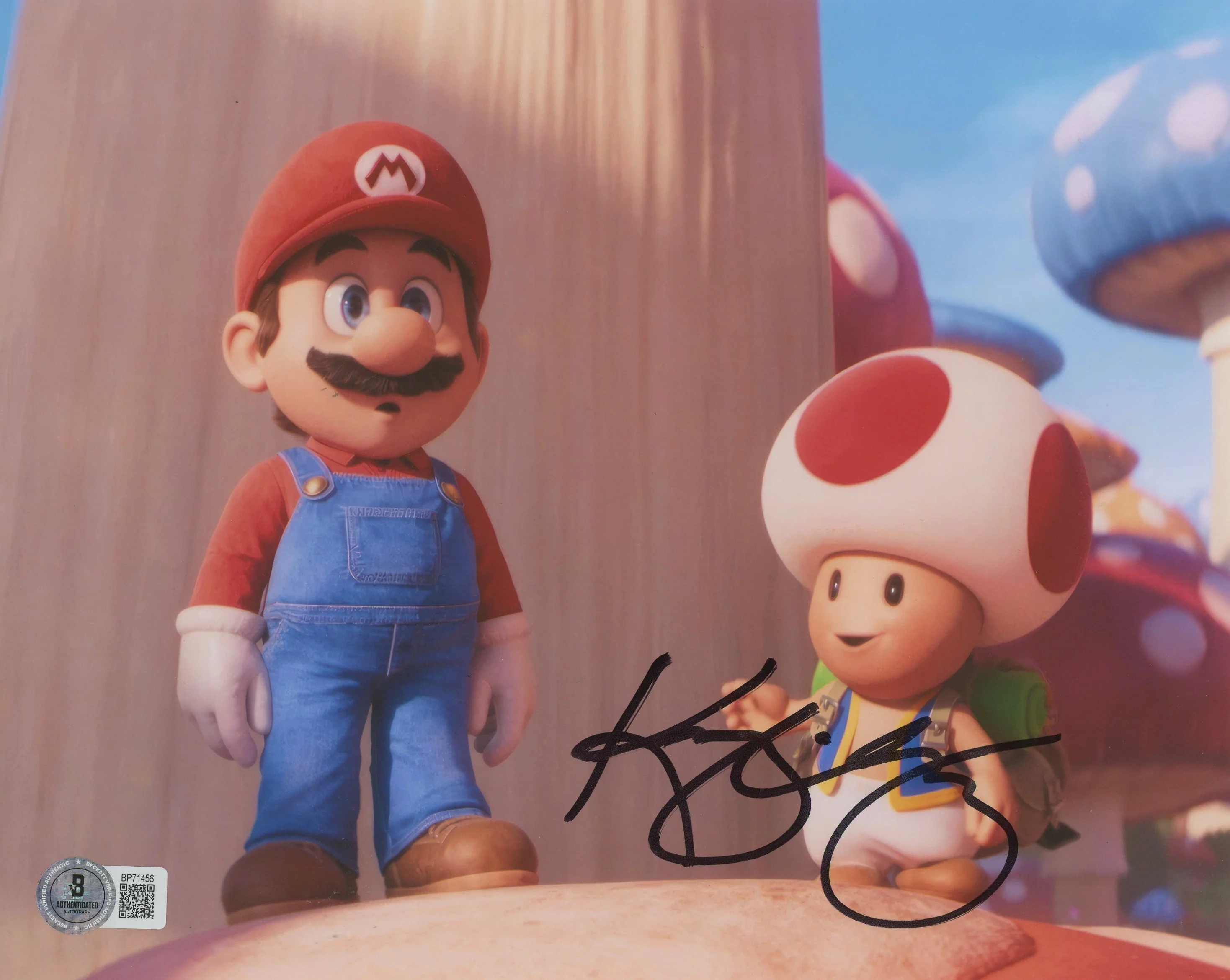 Keegan-Michael Key The Super Mario Bros Movie Signed 8x10 Photo BAS #BP71456 - Image 2