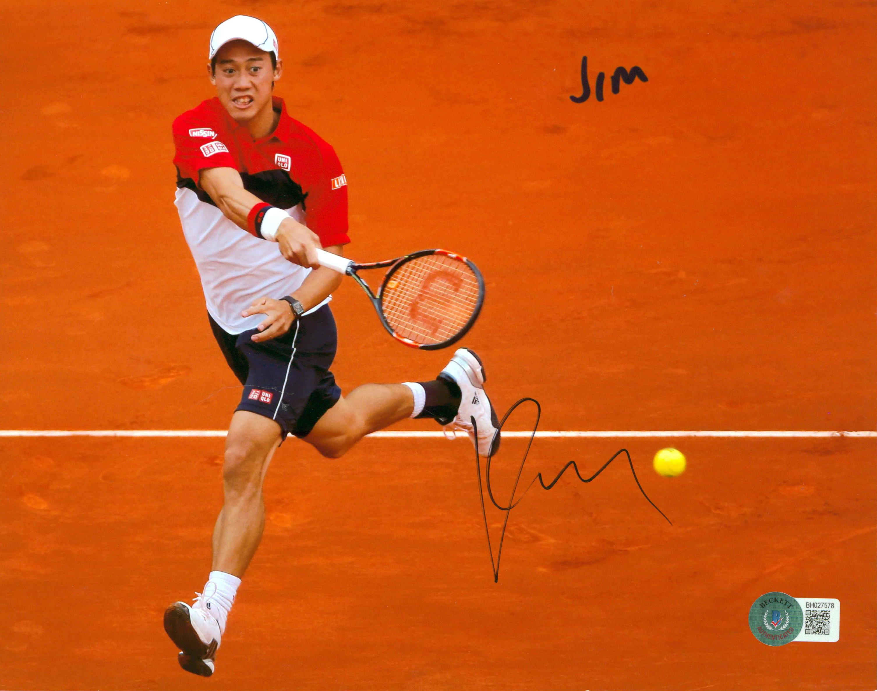 Kei Nishikori Authentic Signed 8x10 Photo Autographed BAS #BH027578 - Image 2