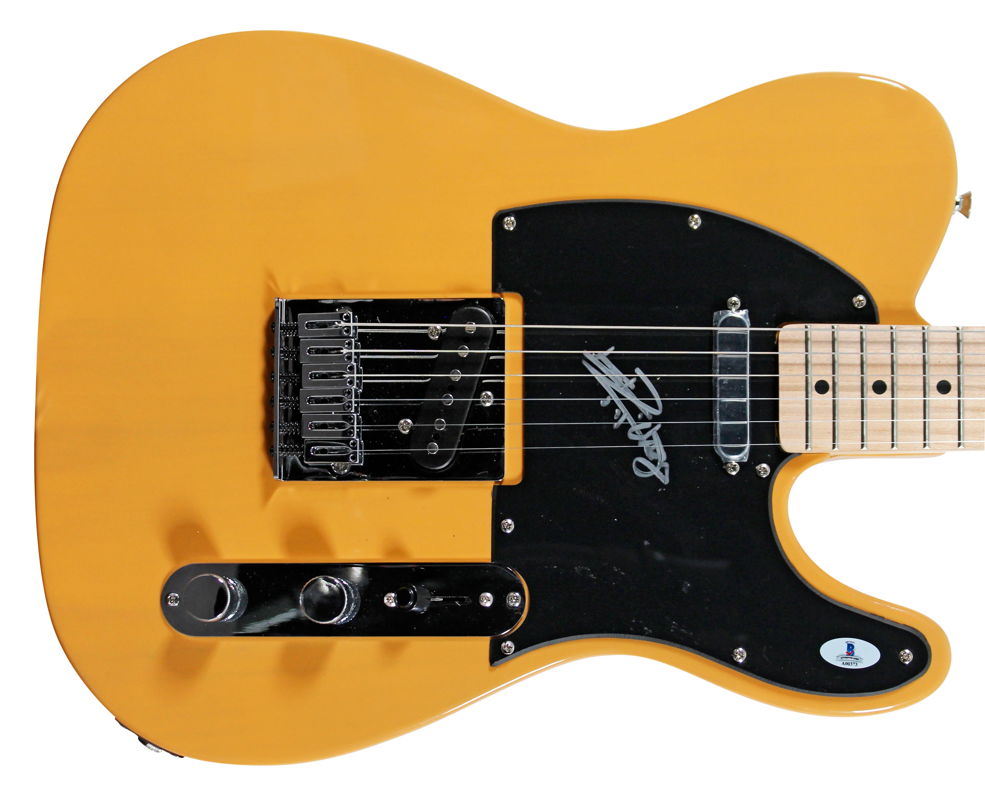 Keith Richards The Rolling Stones Signed Butterscotch Fender Guitar BAS #A00373 - Image 2