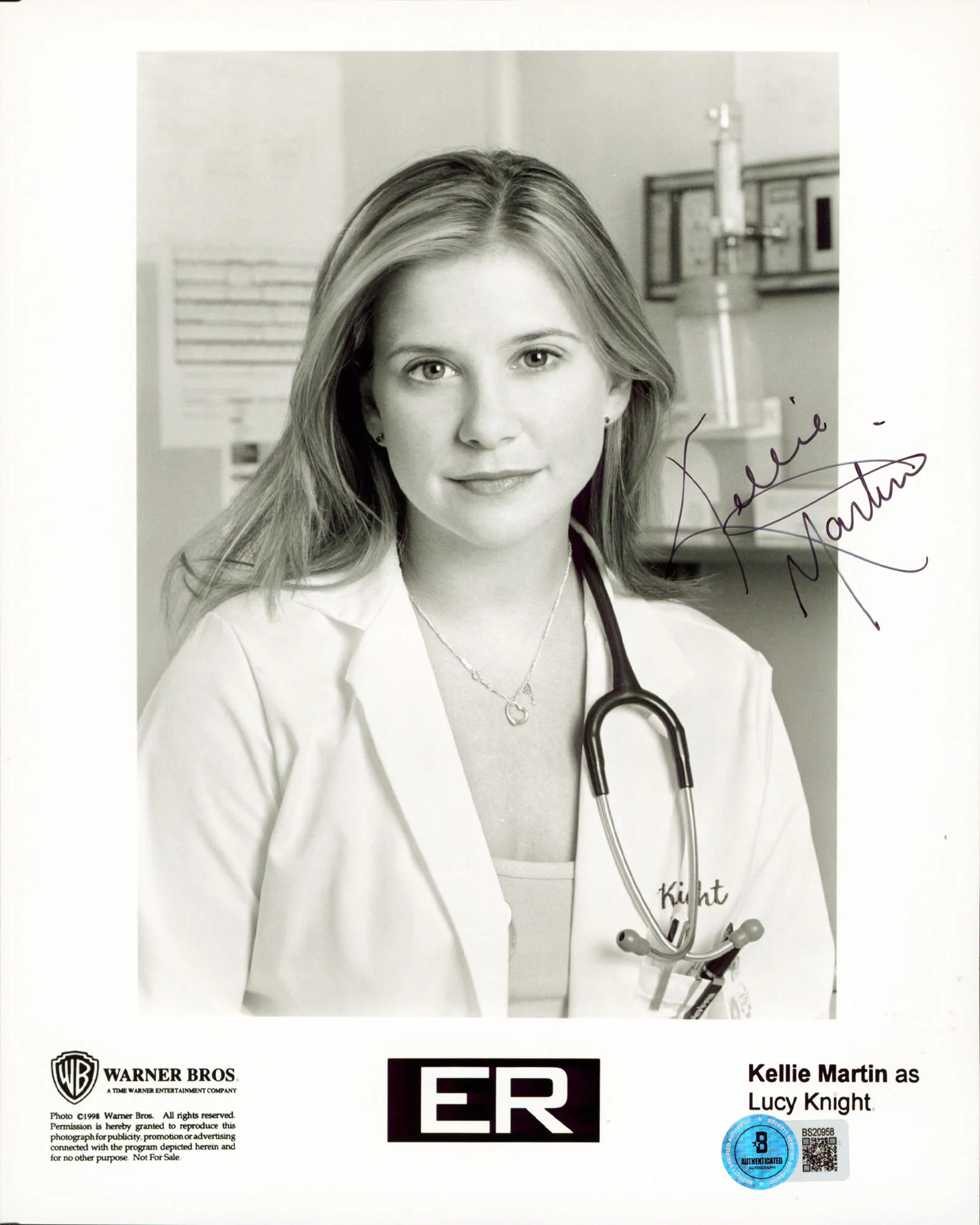 Kellie Martin ER Authentic Signed 8x10 Vertical Photo Autographed BAS #BS20958 - Image 2