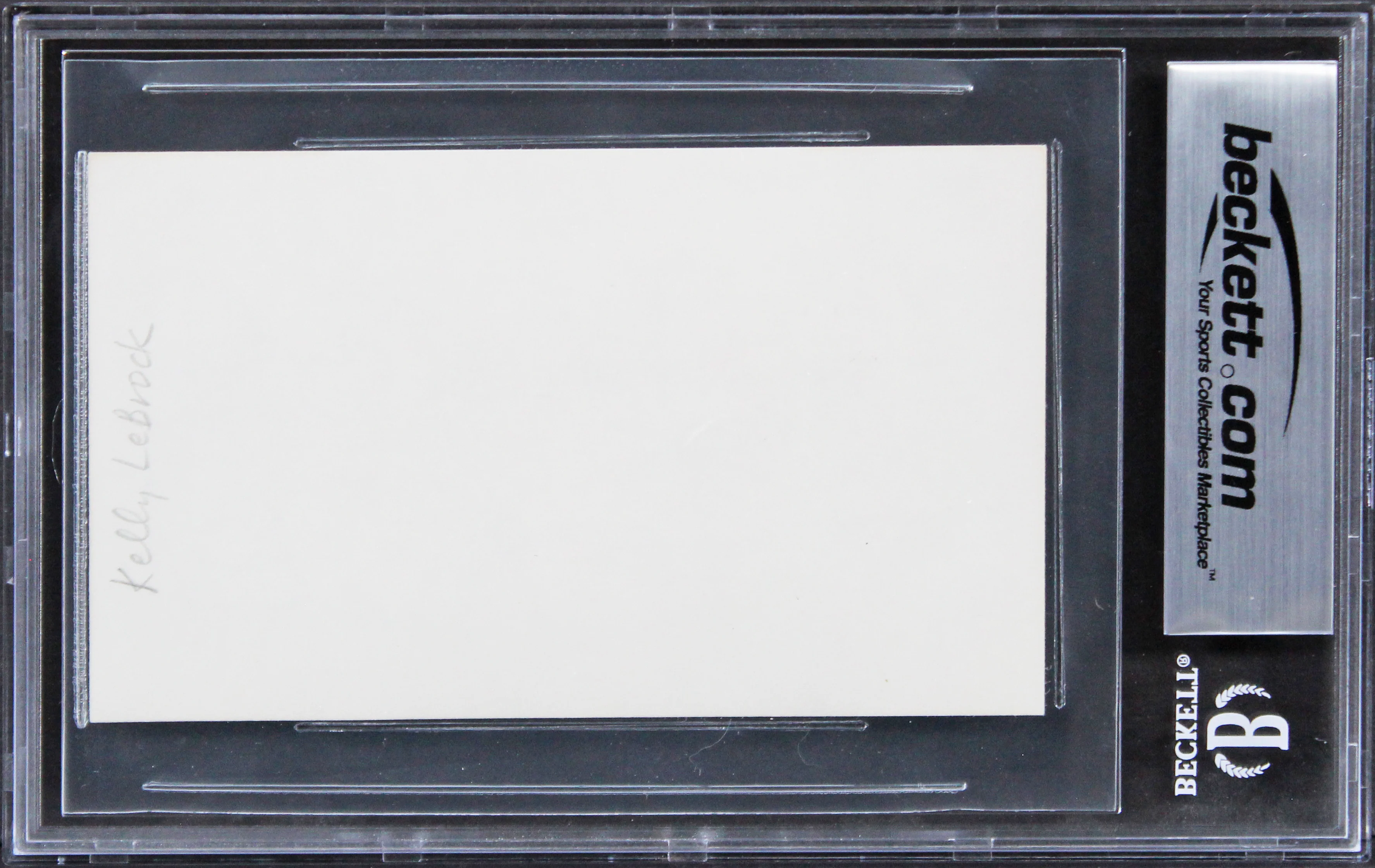 Kelly Lebrock Hard to Kill Authentic Signed 3x5 Index Card BAS Slabbed - Image 3