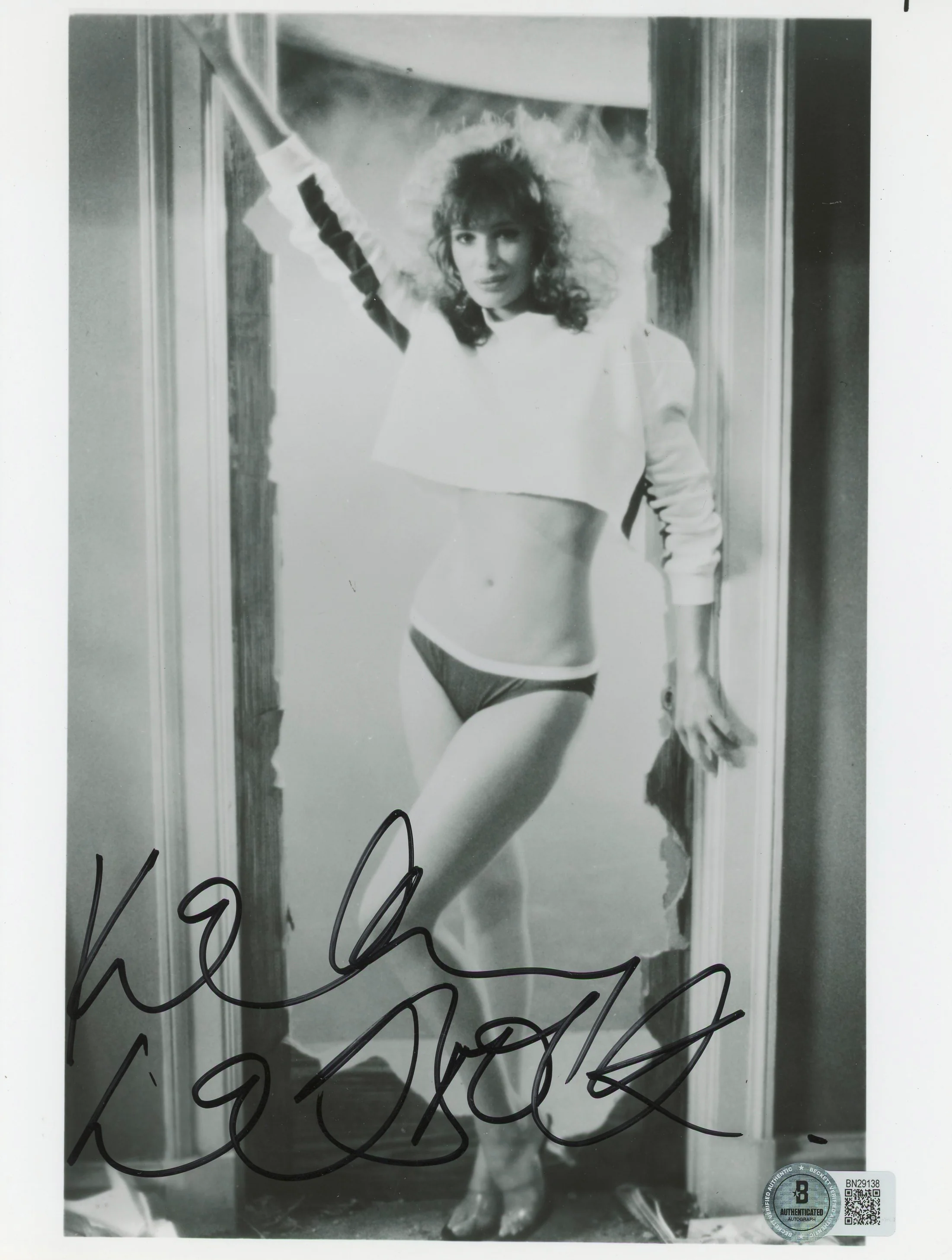 Kelly LeBrock Weird Science Signed 7.5x10 Photo Autographed BAS #BN29138 - Image 2