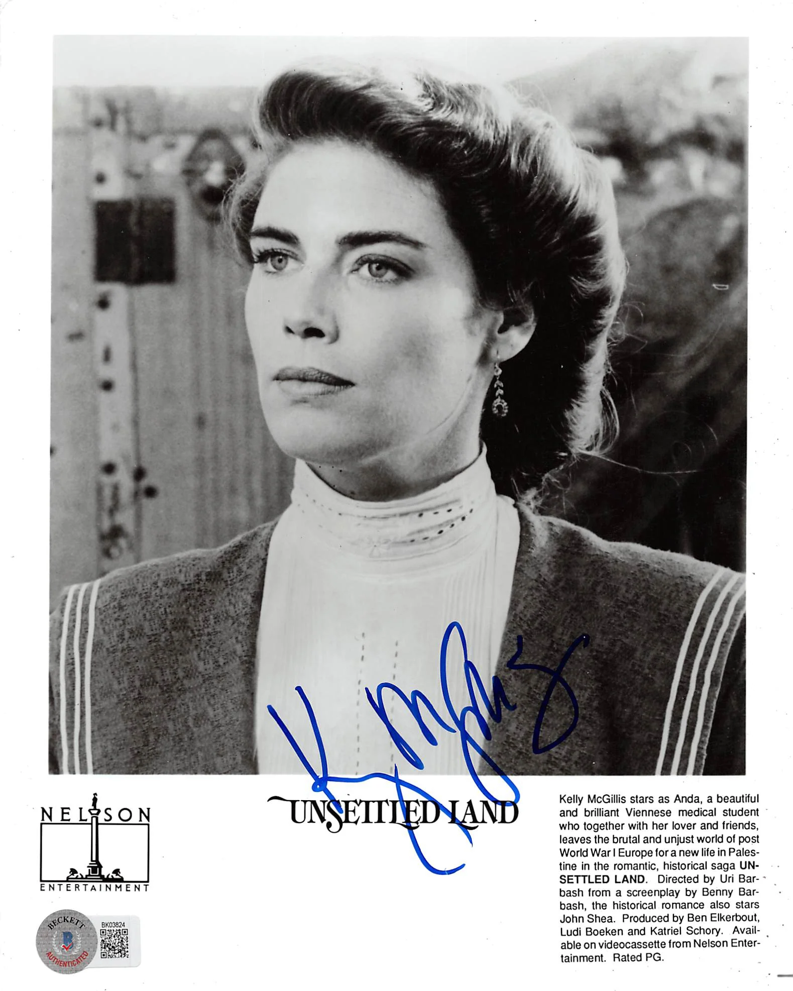 Kelly McGillis Unsettled Land Authentic Signed 8x10 Photo BAS #BK03824 - Image 2