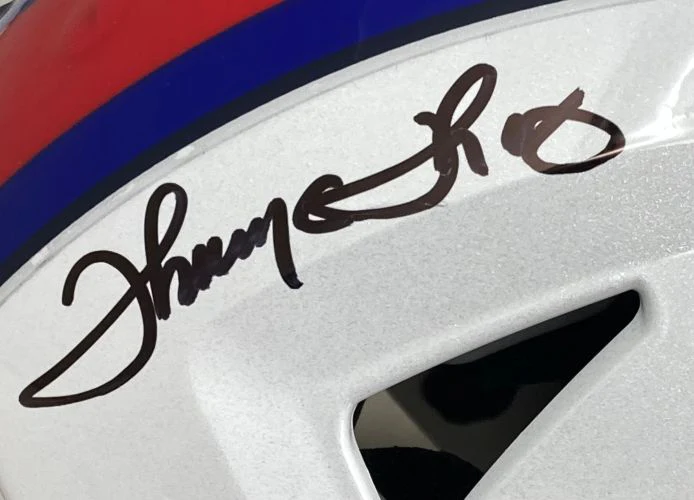 Kelly Thomas Reed Signed Bills FS Authentic SpeedFlex Helmet Bills Dynasty 2 BAS - Image 2