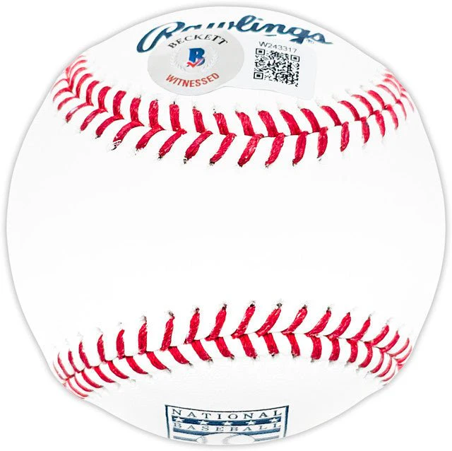 Ken Griffey Jr Seattle Mariners Signed Official Hall Of Fame Logo Baseball BAS - Image 2