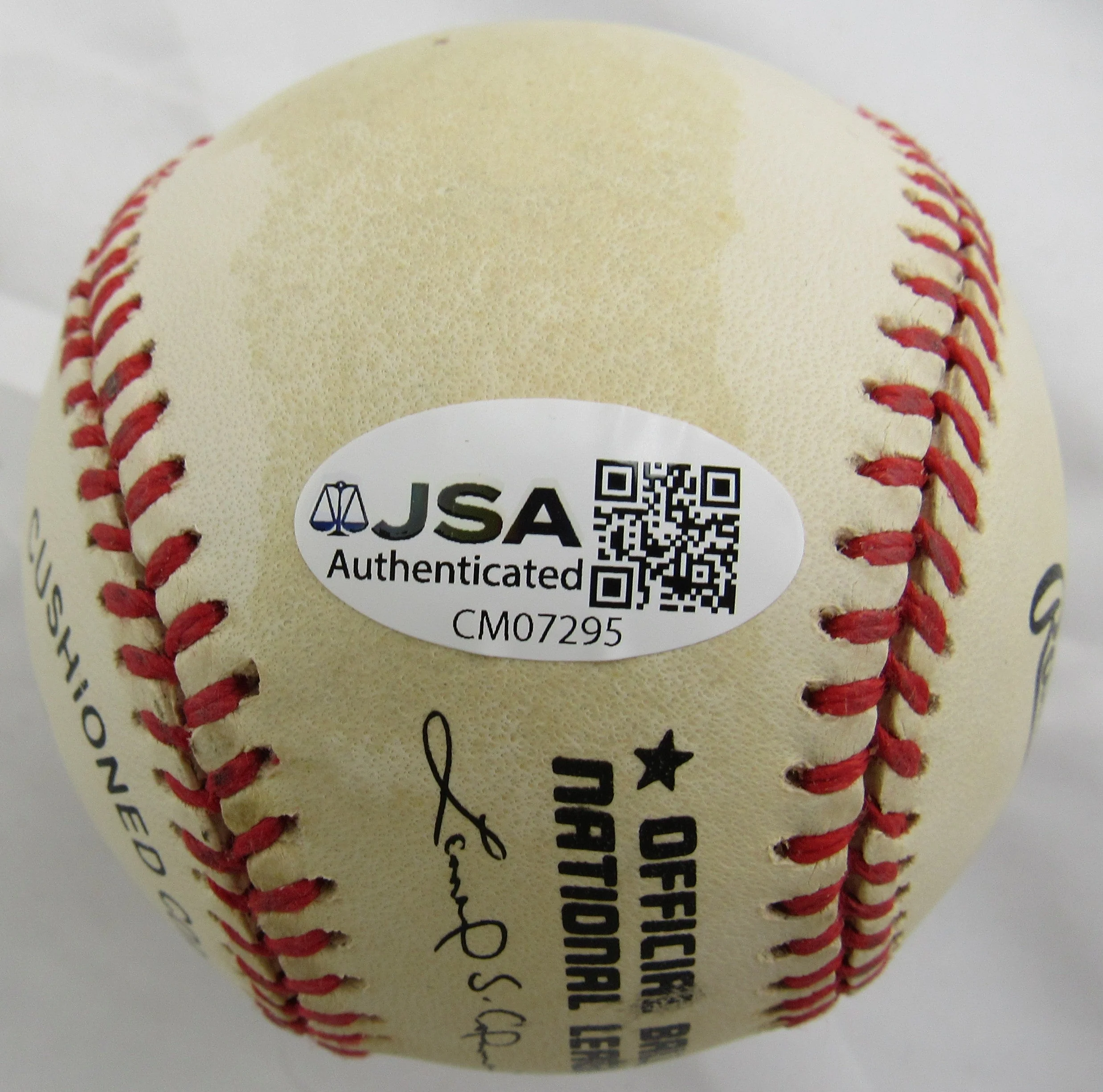 Barry Bonds Signed Auto Rawlings Baseball JSA CM07295 - Image 5
