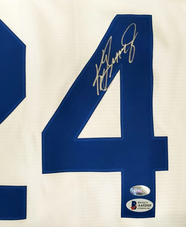 Ken Griffey Jr. Signed Seattle Mariners Nike Throwback Baseball Jersey BAS - Image 2