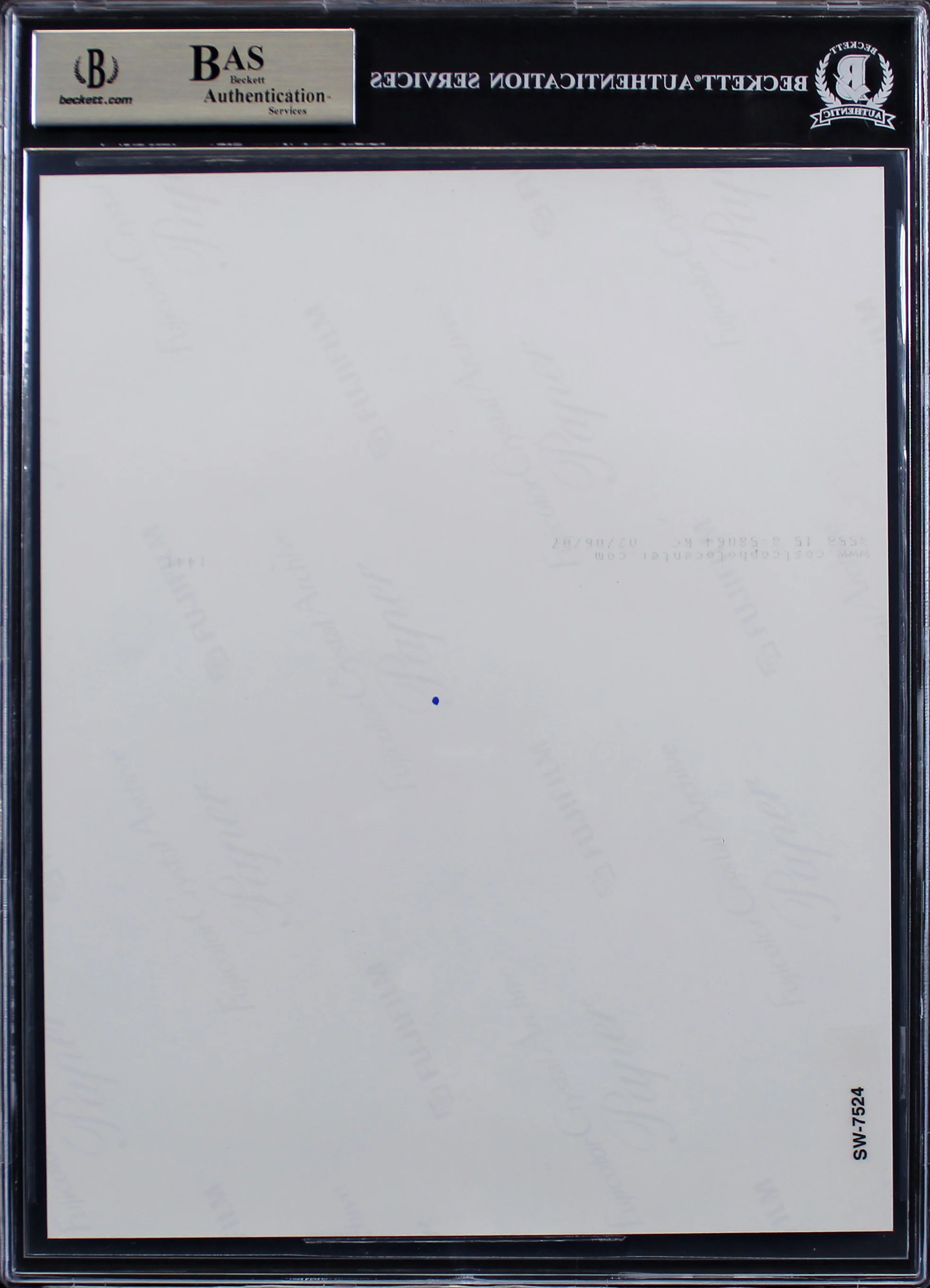 Kenny Baker & Irvin Kershner Star Wars Authentic Signed 8x10 B&W Photo BAS Slab - Image 3