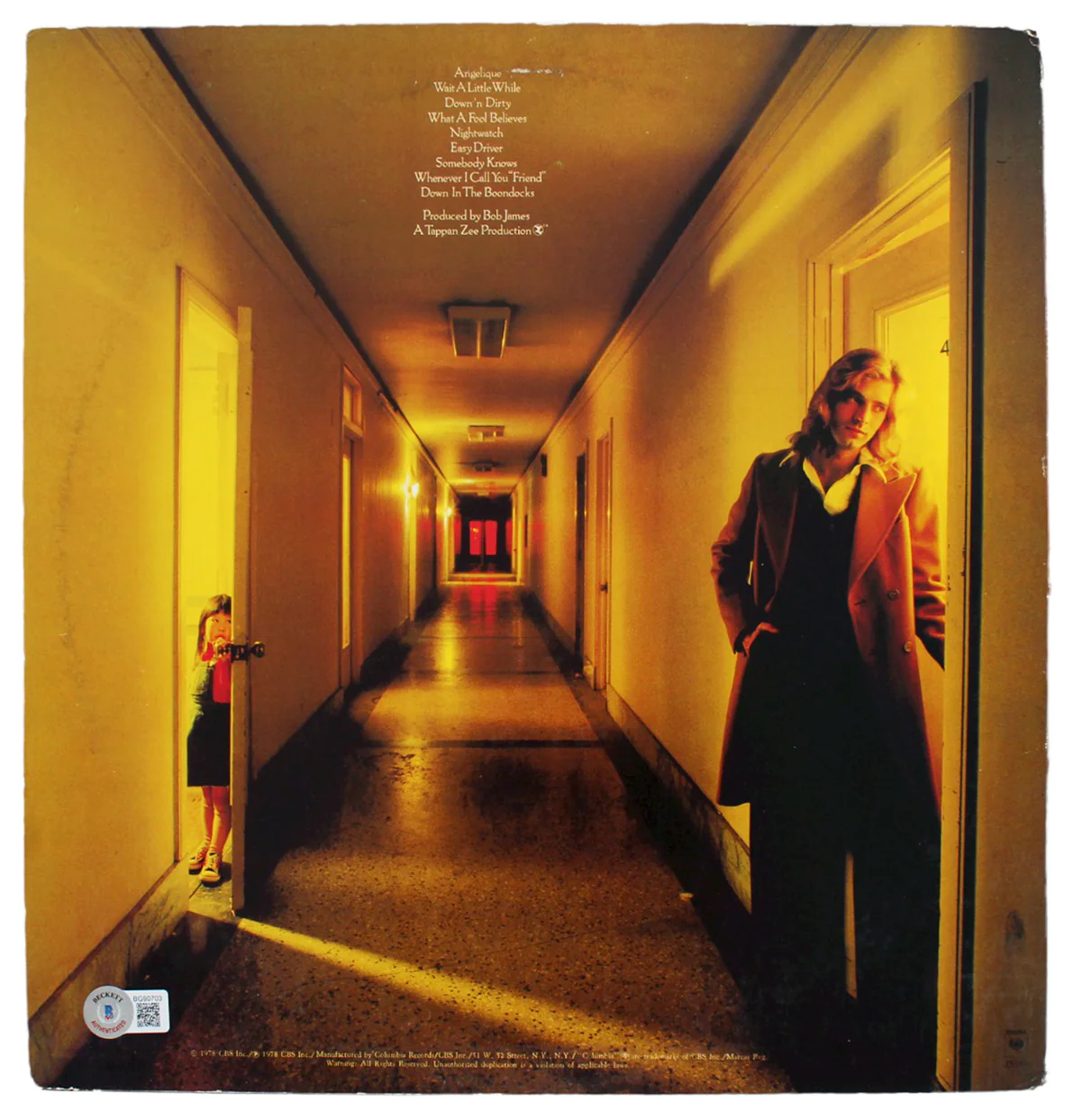 Kenny Loggins Authentic Signed Nightwatch Album Cover Autographed BAS #BG90703 - Image 4