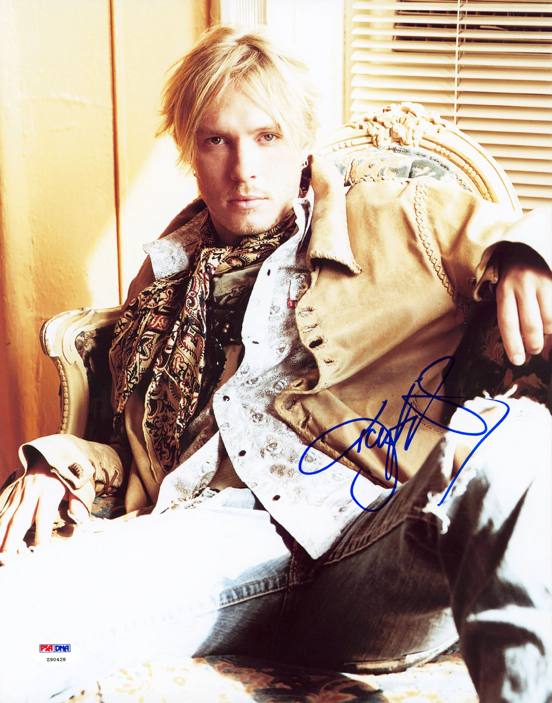 Kenny Wayne Shepherd Authentic Signed 11x14 Vertical Photo PSA/DNA #Z90428