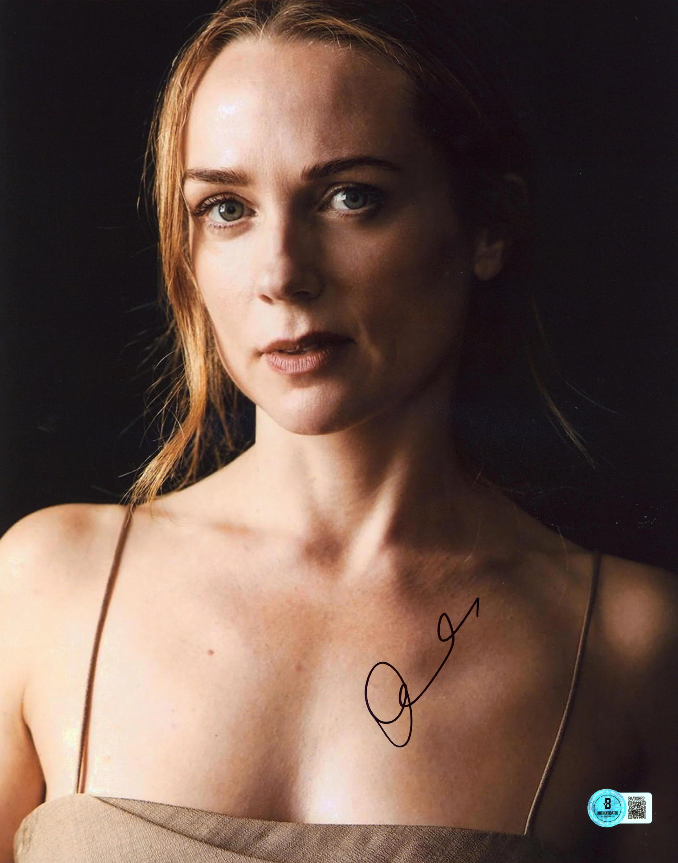 Kerry Condon F1 Authentic Signed 11x14 Vertical Photo BAS #BV00852