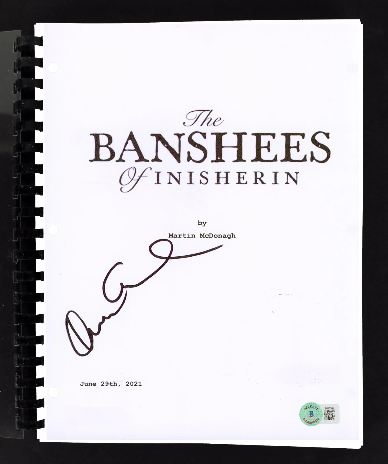 Kerry Condon The Banshees of Inisherin Signed Movie Script BAS #BH33168 - Image 2