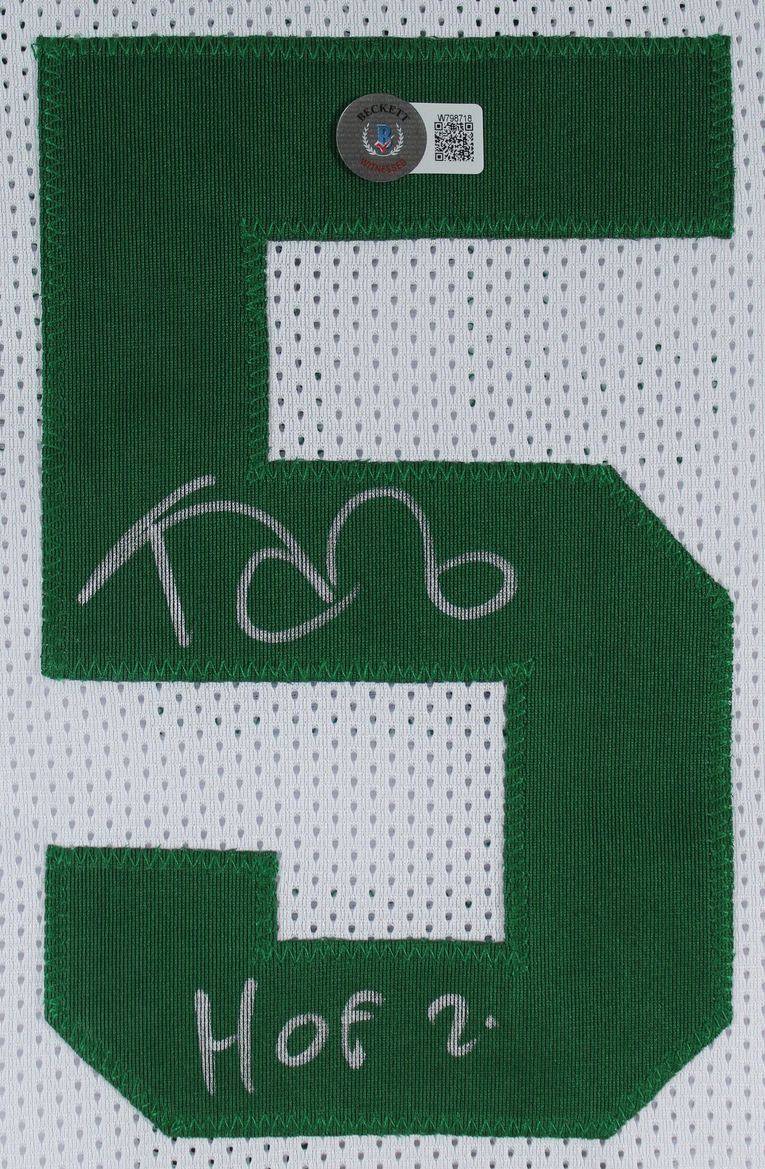 Kevin Garnett "HOF 2020" Authentic Signed White Pro Style Jersey BAS Witnessed - Image 3