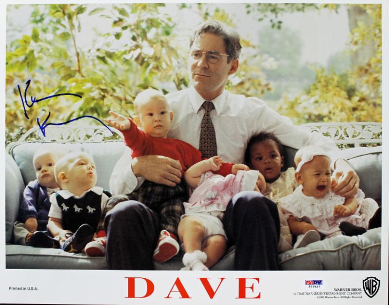 Kevin Kline Dave Signed Authentic 11X14 Photo Lobby Card PSA/DNA #I85627