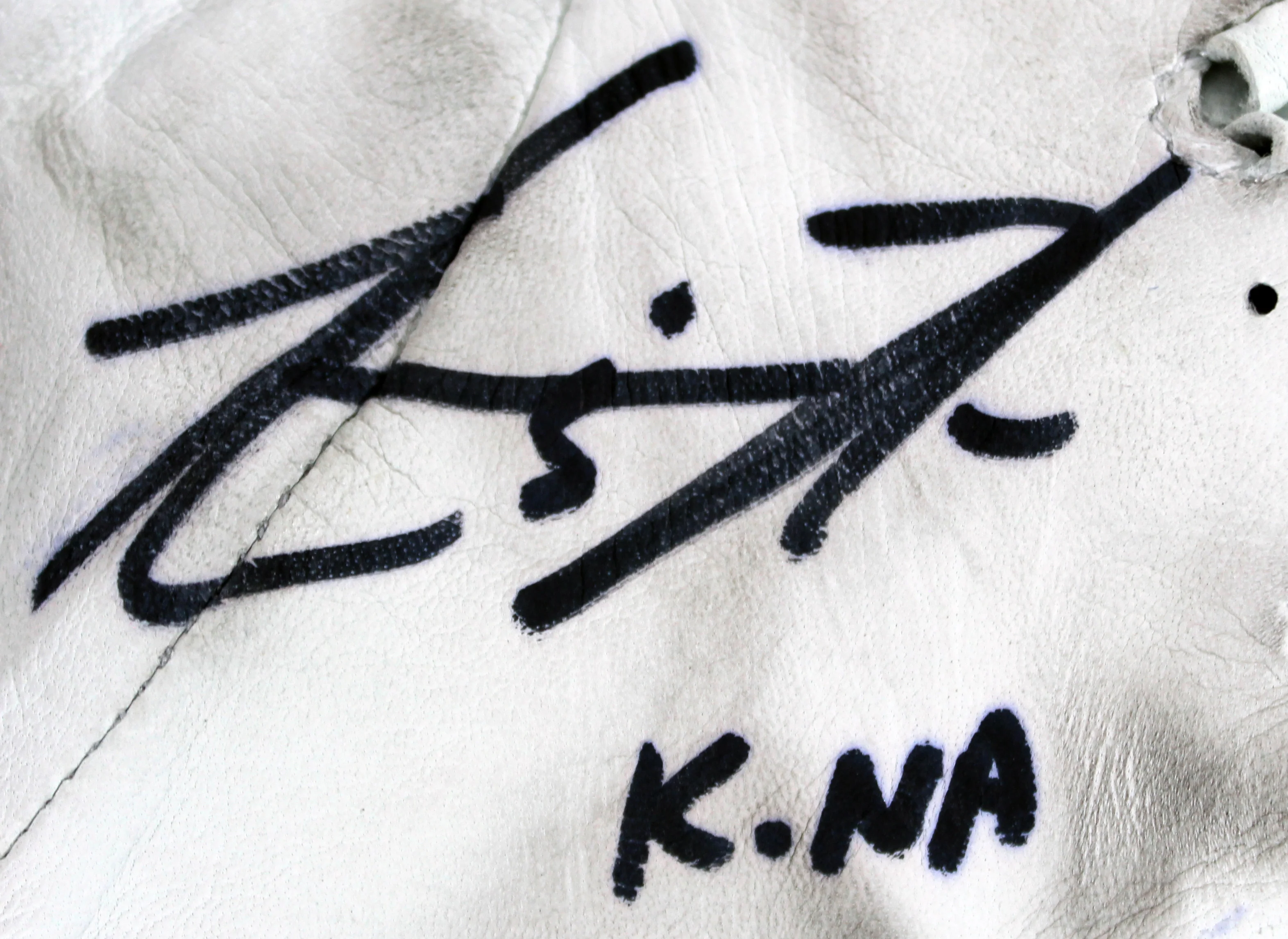 Kevin Na "K-Na" Authentic Signed Match Worn White Titleist Glove BAS #BJ19877 - Image 3