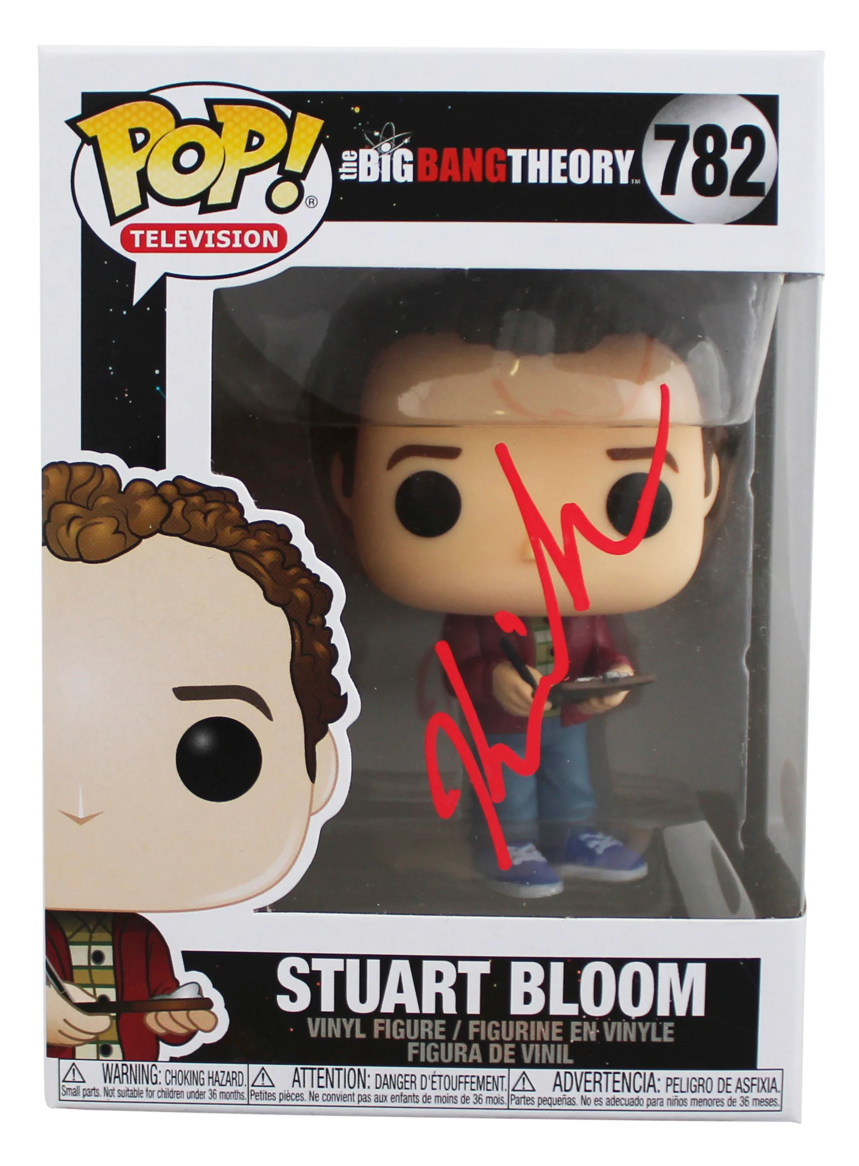 Kevin Sussman Big Bang Theory Signed Stuart #782 Funko Pop Figure JSA #CB32540 - Image 2