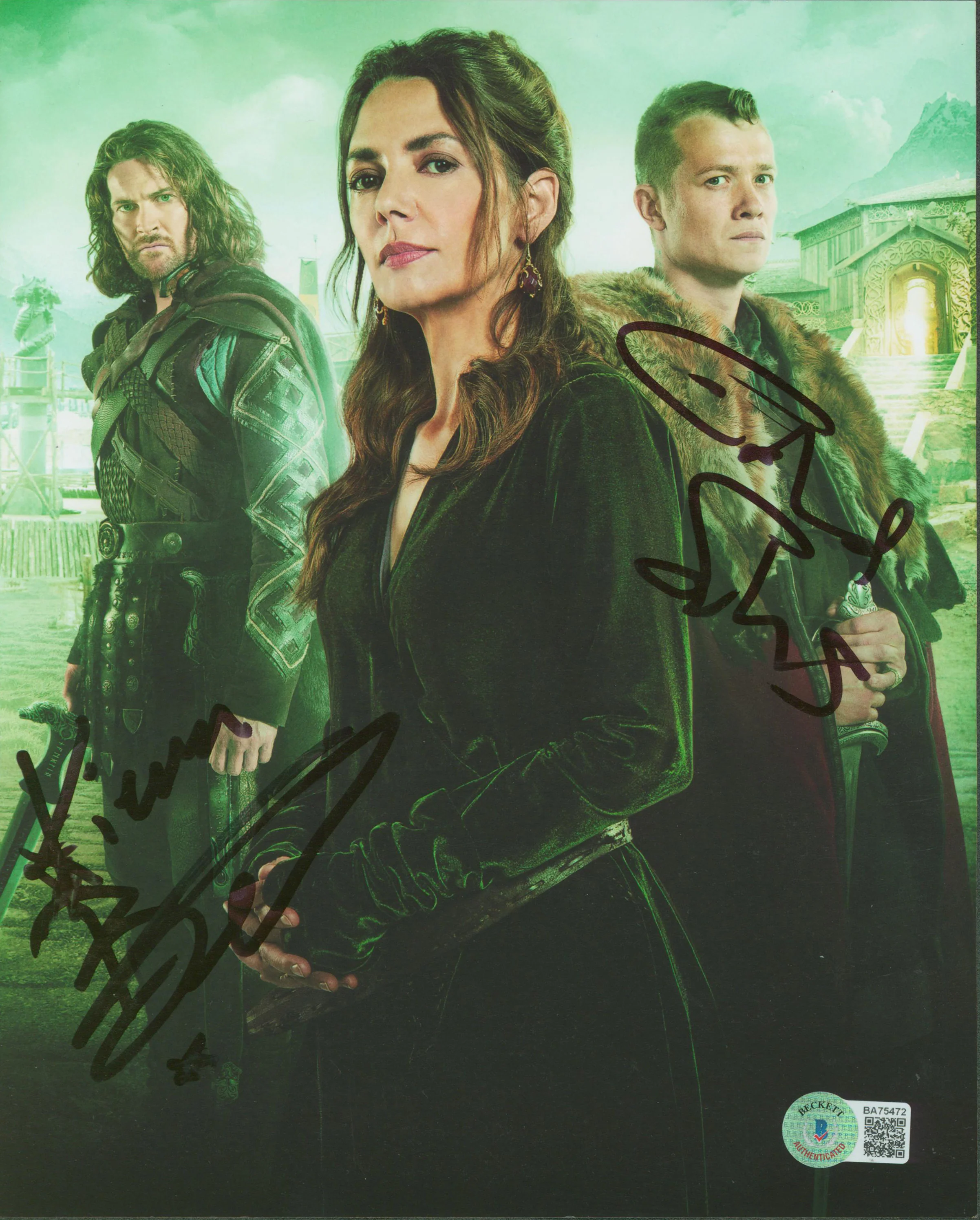 Kieran Bew & Ed Speleers Beowulf Signed 8x10 Photo Autographed BAS #BA75472 - Image 2