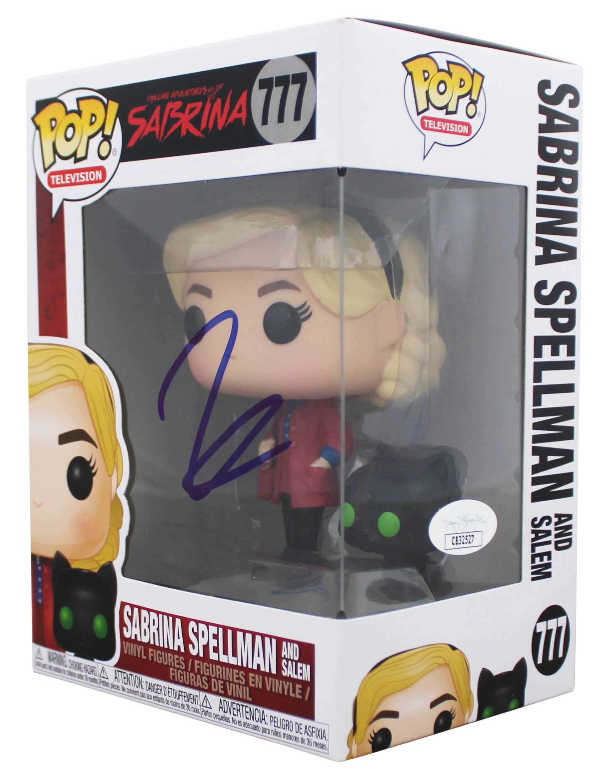 Kiernan Shipka Chilling Adventures Of Sabrina Signed #777 Funko Pop Figure JSA - Image 3