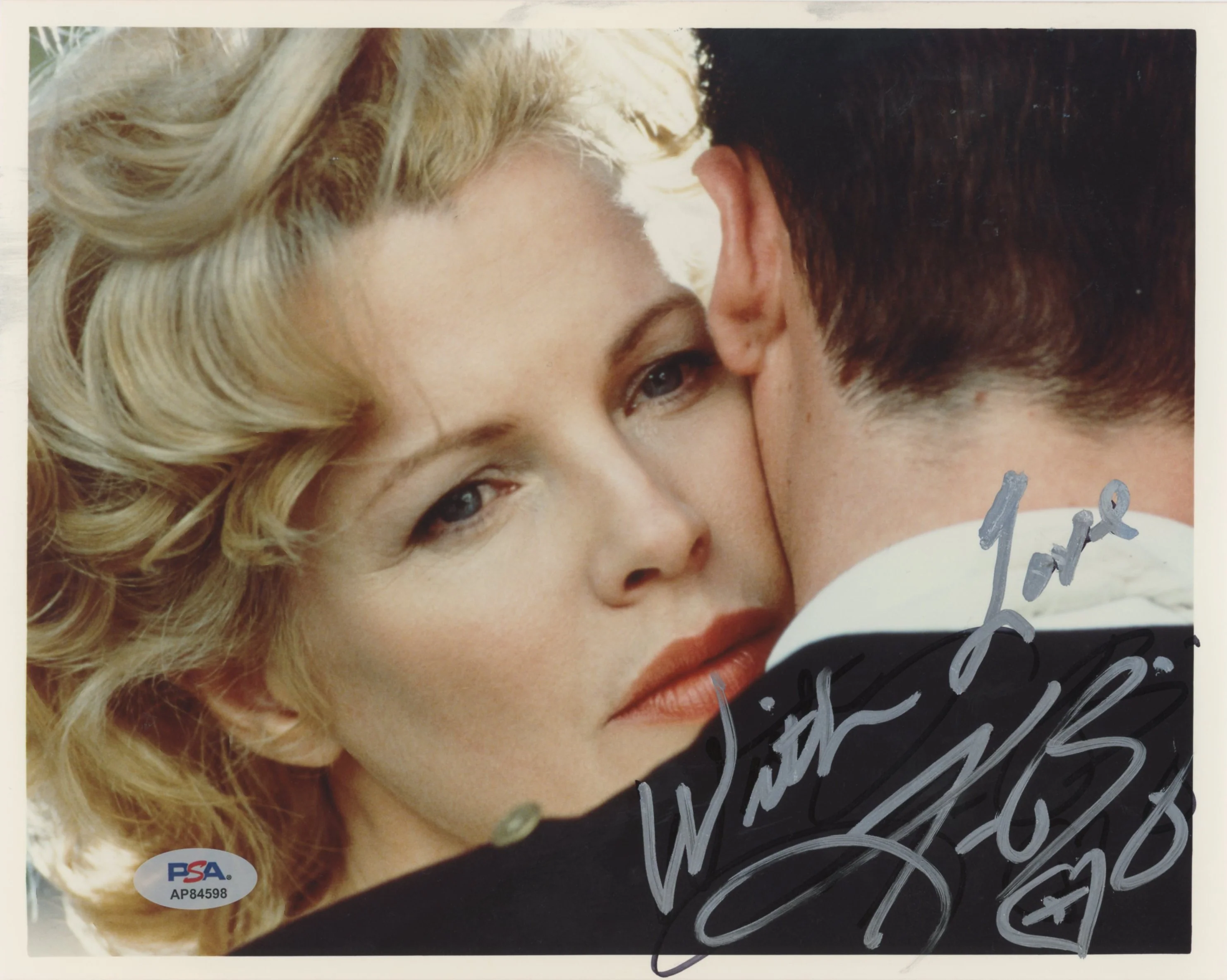 Kim Bassinger L.A. Confidential "With Love" Signed 8x10 Photo PSA #AP84598 - Image 2