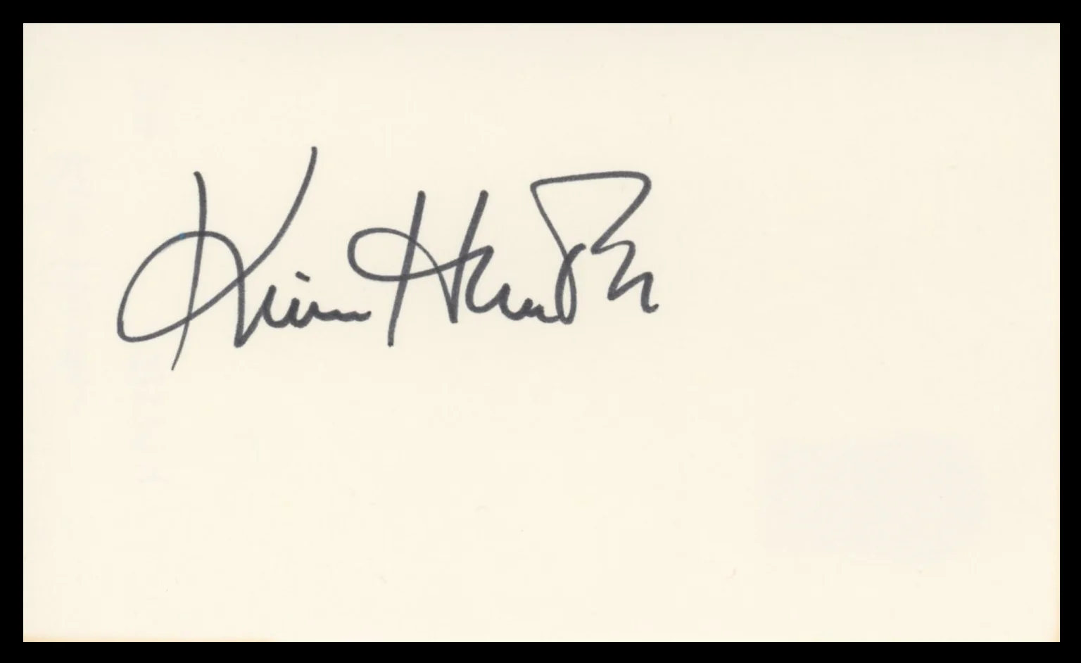 Kim Hunter A Streetcar Named Desire Authentic Signed 3x5 Index Card BAS #BV59122 - Image 2