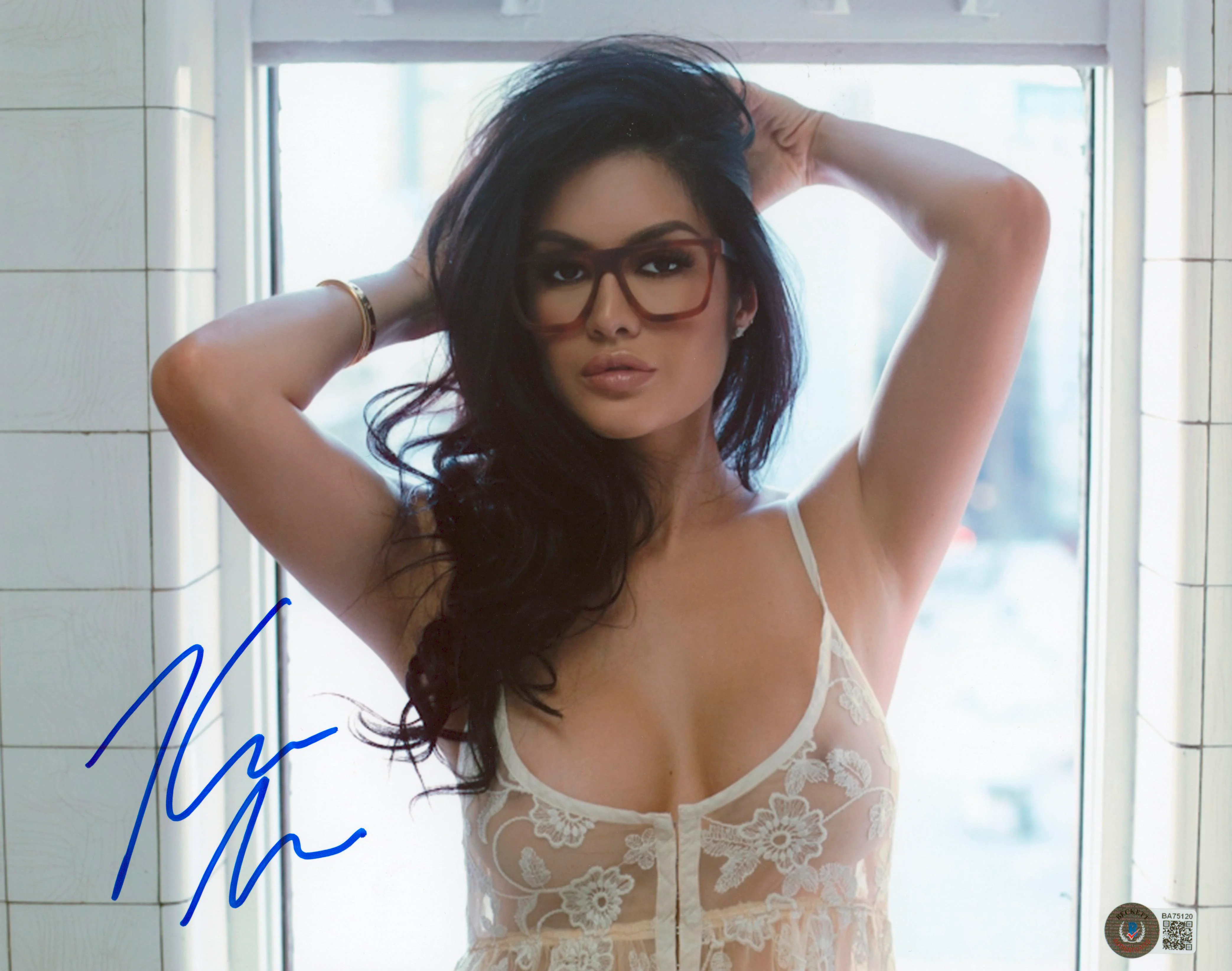 Kim Lee Bling Empire Authentic Signed 11x14 Sexy Photo Autographed BAS #BA75120 - Image 2