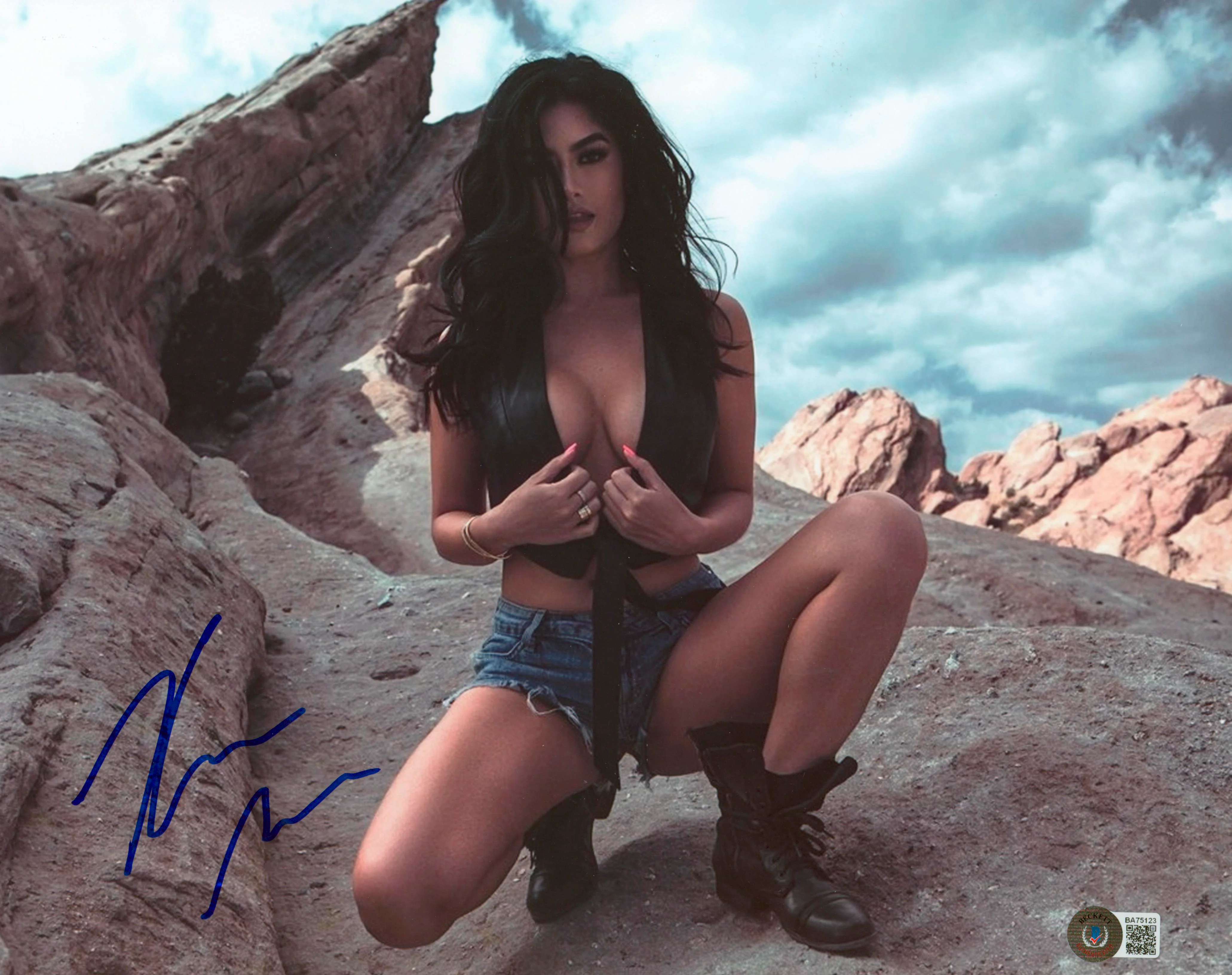 Kim Lee Bling Empire Authentic Signed 11x14 Sexy Photo Autographed BAS #BA75123