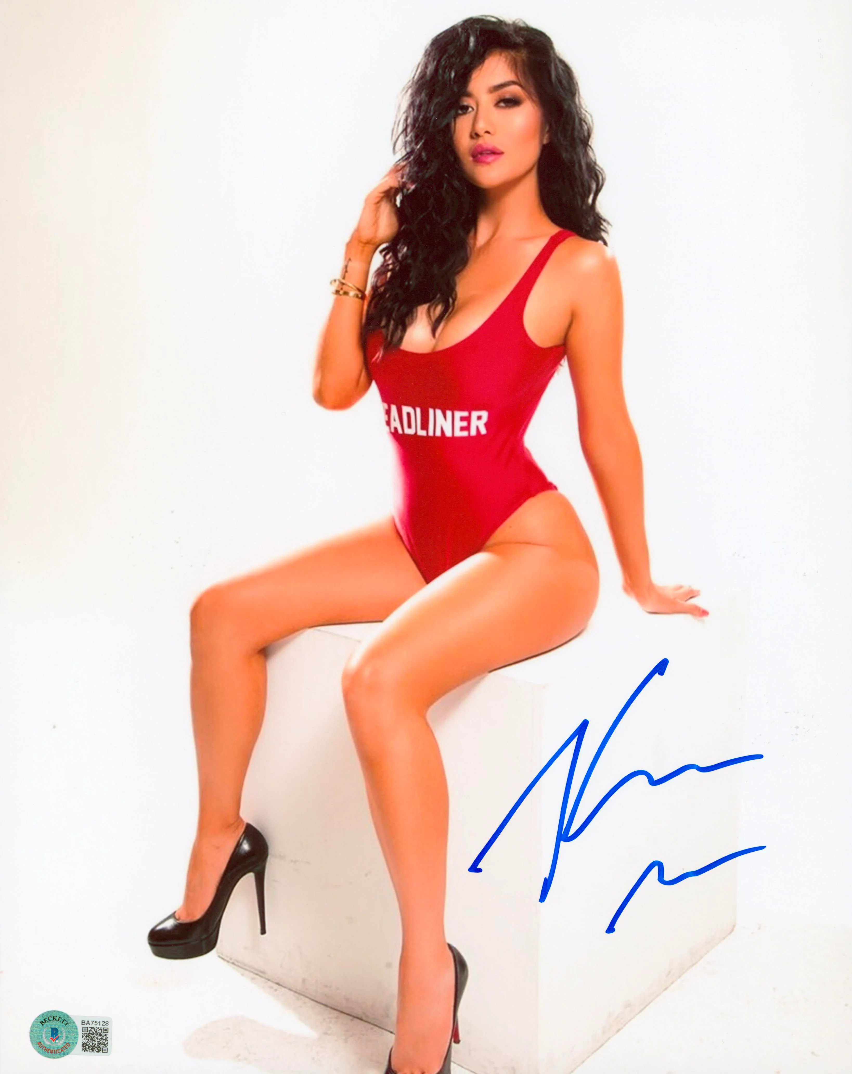 Kim Lee Bling Empire Authentic Signed 11x14 Sexy Photo Autographed BAS #BA75128 - Image 2