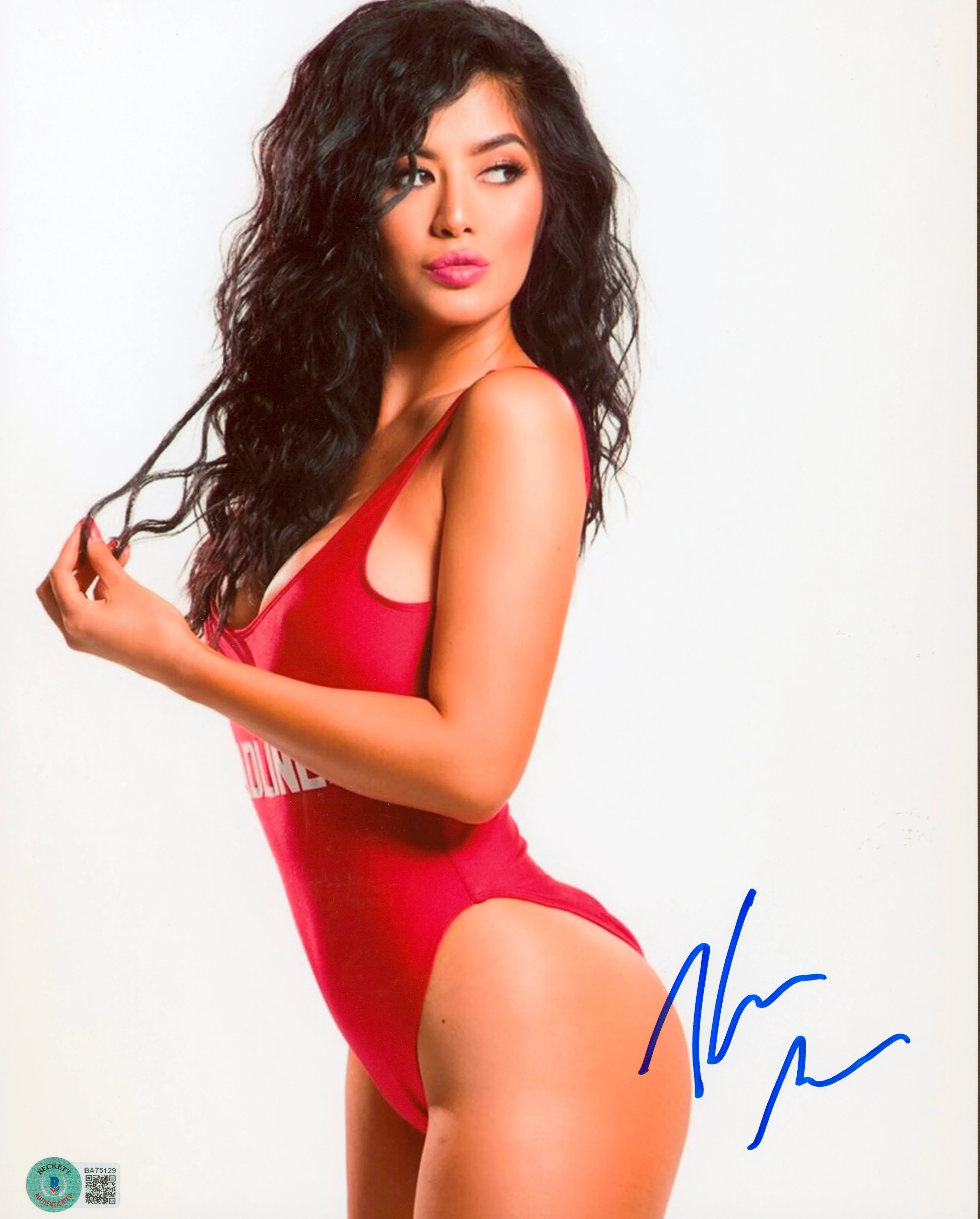 Kim Lee Bling Empire Authentic Signed 11x14 Sexy Photo Autographed BAS #BA75129