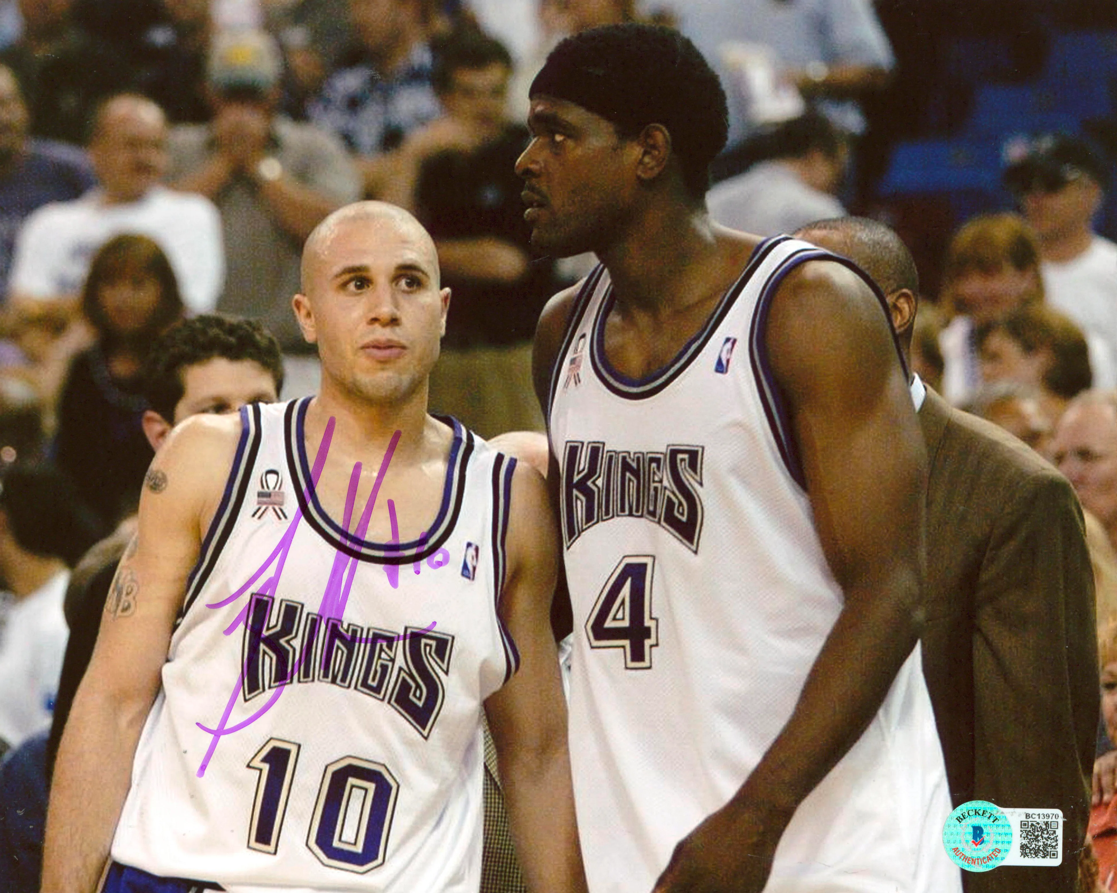 Kings Mike Bibby Authentic Signed 8x10 Photo Autographed BAS #BC13970 - Image 2