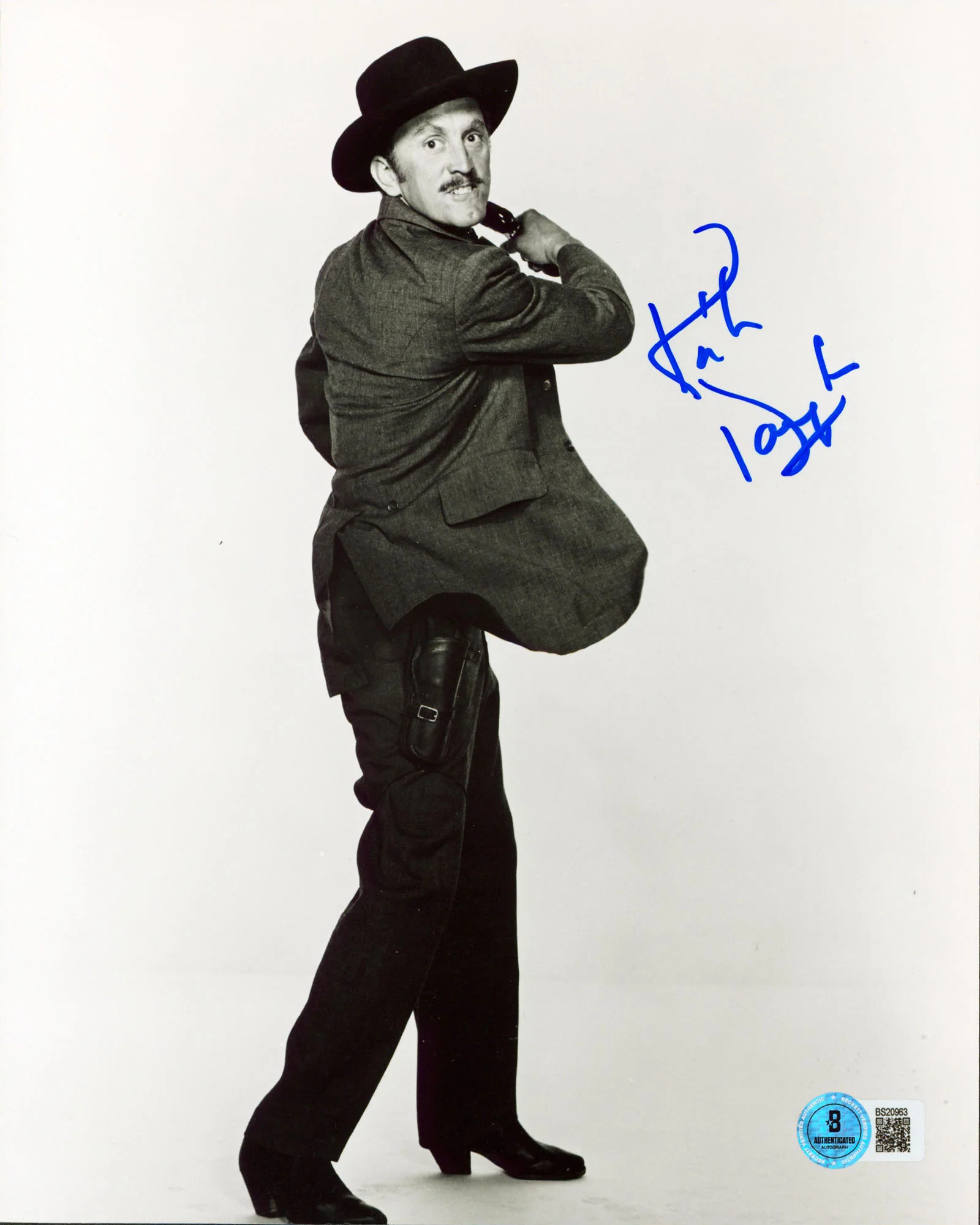 Kirk Douglas Gunfight at O.K. Corral Authentic Signed 8x10 Photo BAS #BS20963 - Image 2