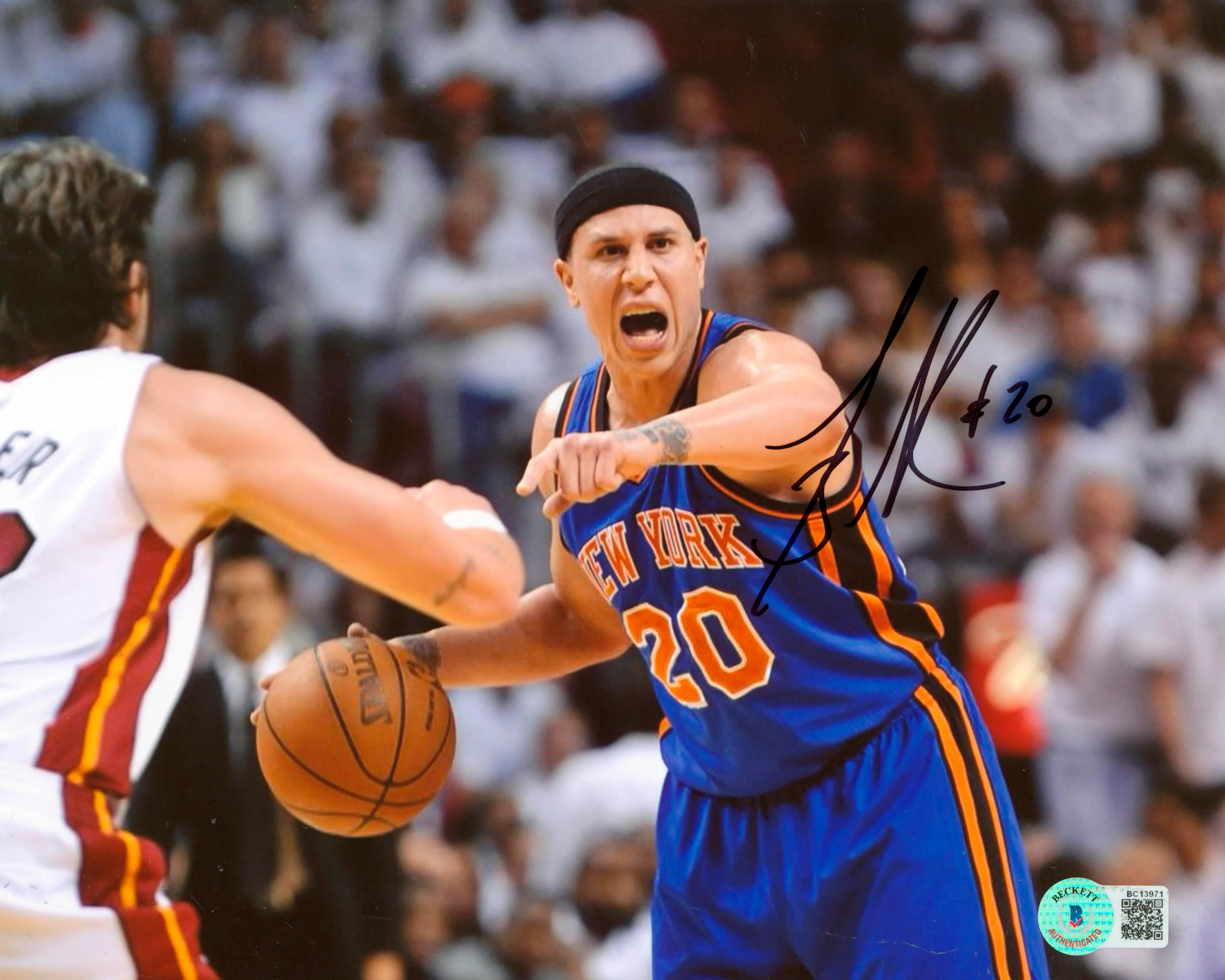 Knicks Mike Bibby Authentic Signed 8x10 Photo Autographed BAS #BC13971 - Image 2