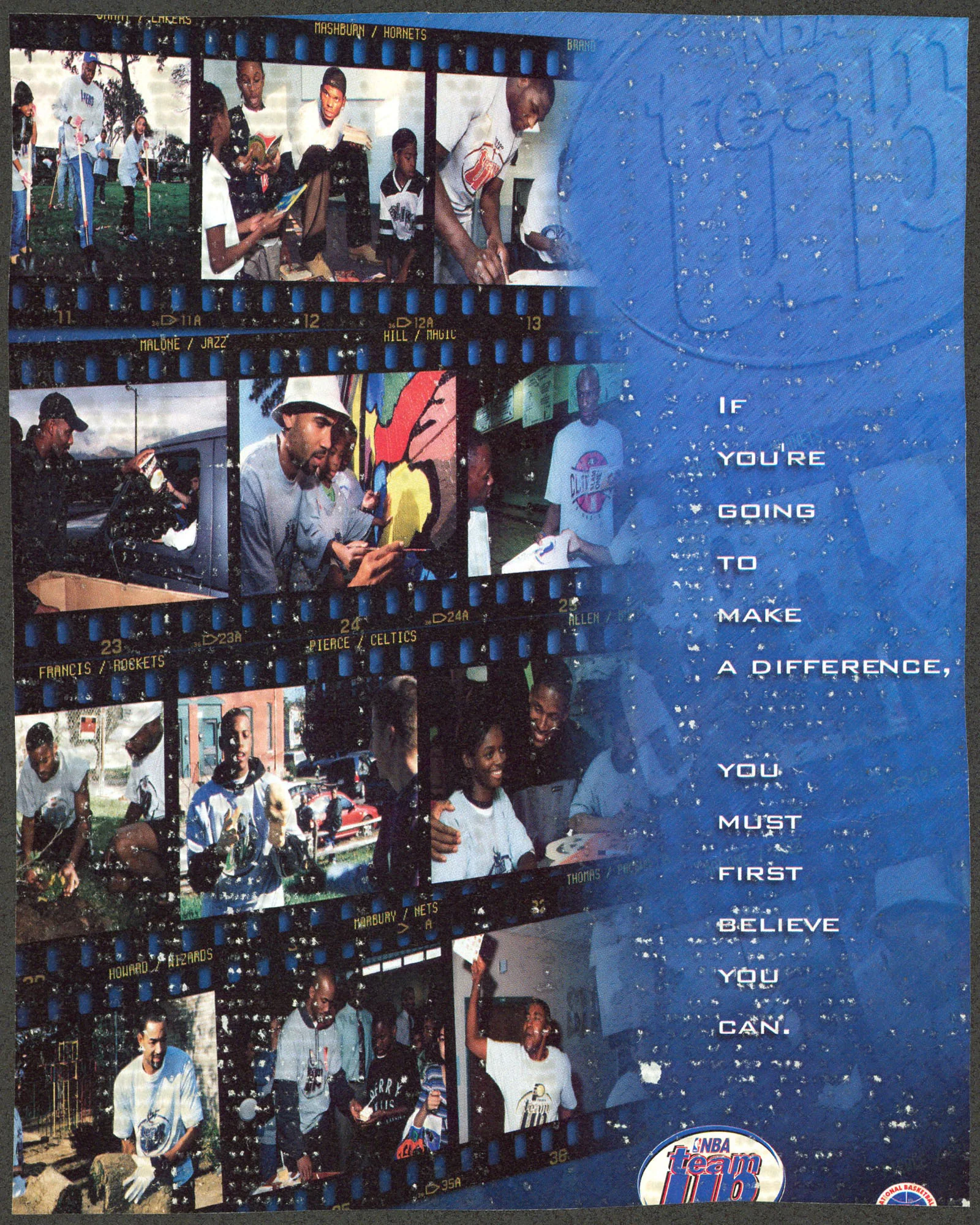 Knicks Patrick Ewing Authentic Signed Magazine Page Autographed BAS #BV70269 - Image 3