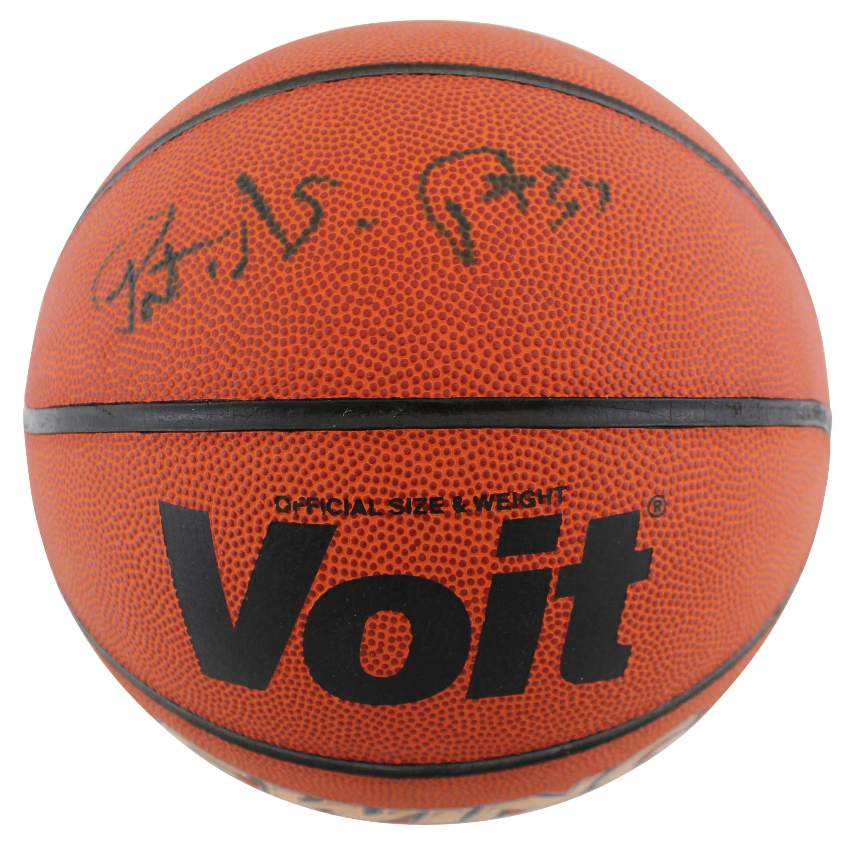 Knicks Patrick Ewing Authentic Signed Voit Basketball Autographed BAS #BG82334 - Image 2
