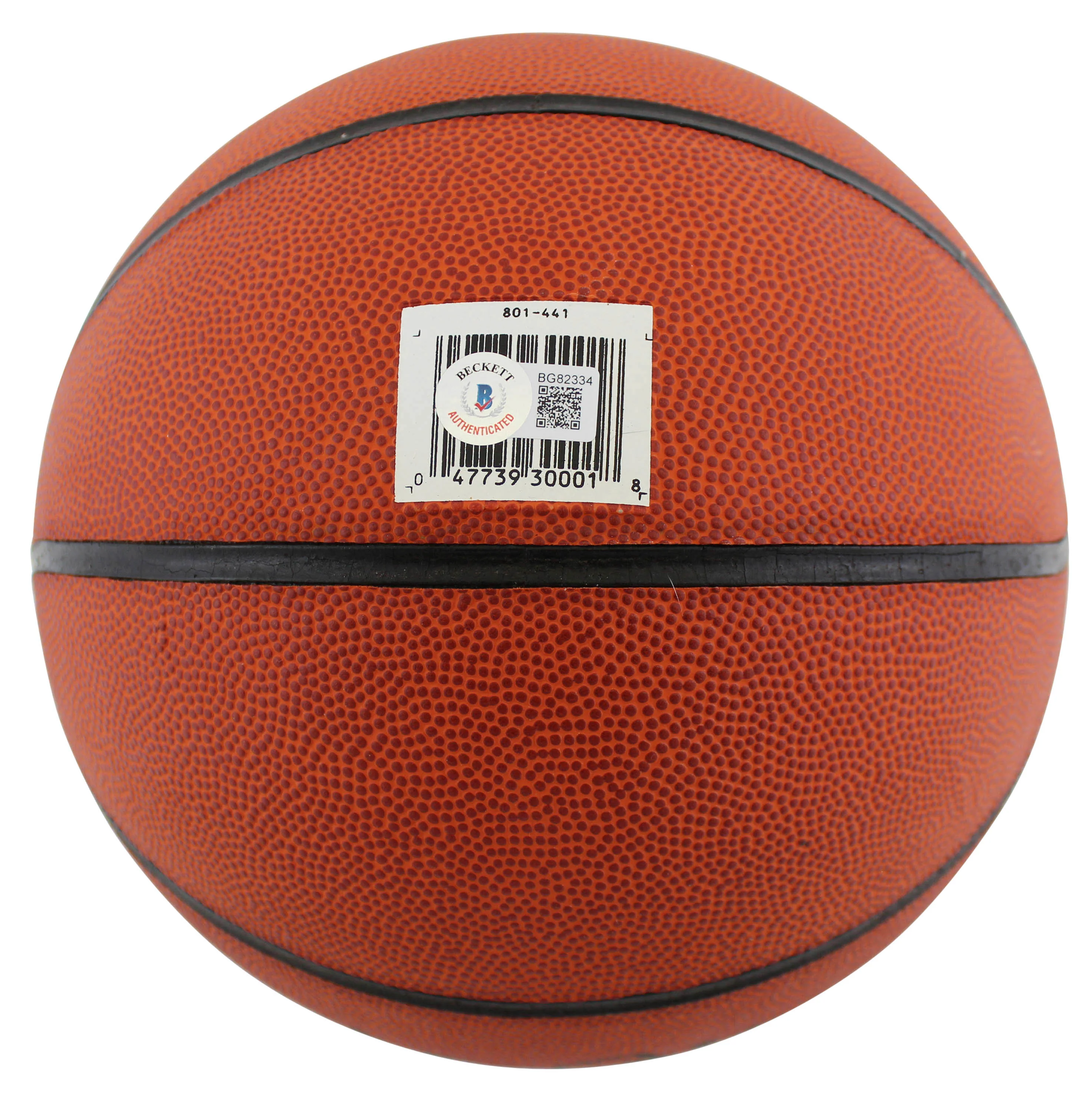 Knicks Patrick Ewing Authentic Signed Voit Basketball Autographed BAS #BG82334 - Image 4