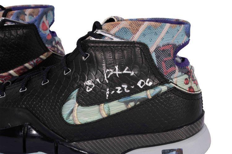 Kobe Bryant Lakers Signed Nike Zoom Kobe I Prelude Shoes 81 PTS Panini - Image 3