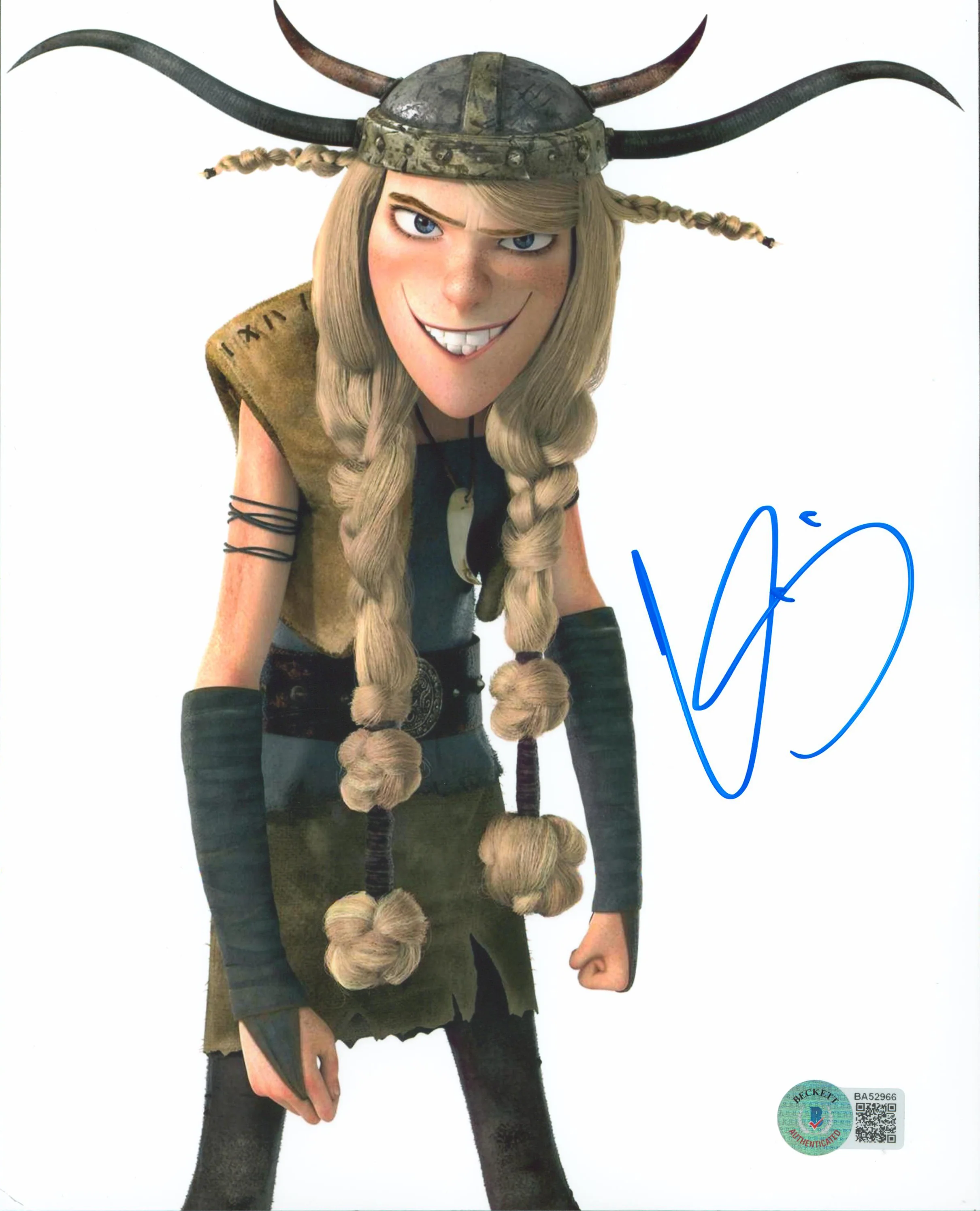 Kristen Wiig How to Train Your Dragon Authentic Signed 8x10 Photo BAS #BA52966 - Image 2