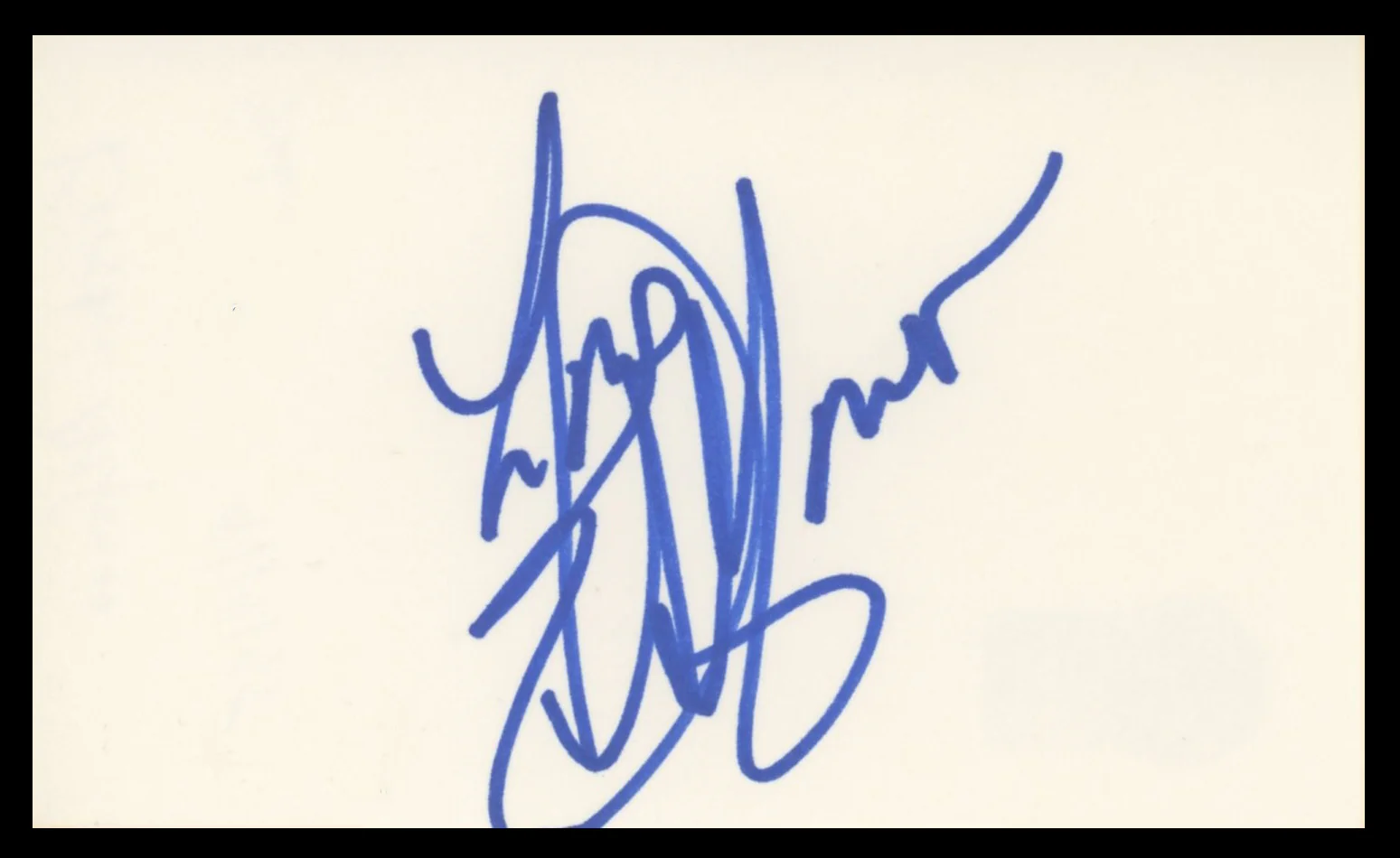 Kristian Alfonso Days of Our Lives Authentic Signed 3x5 Index Card BAS #BV59123