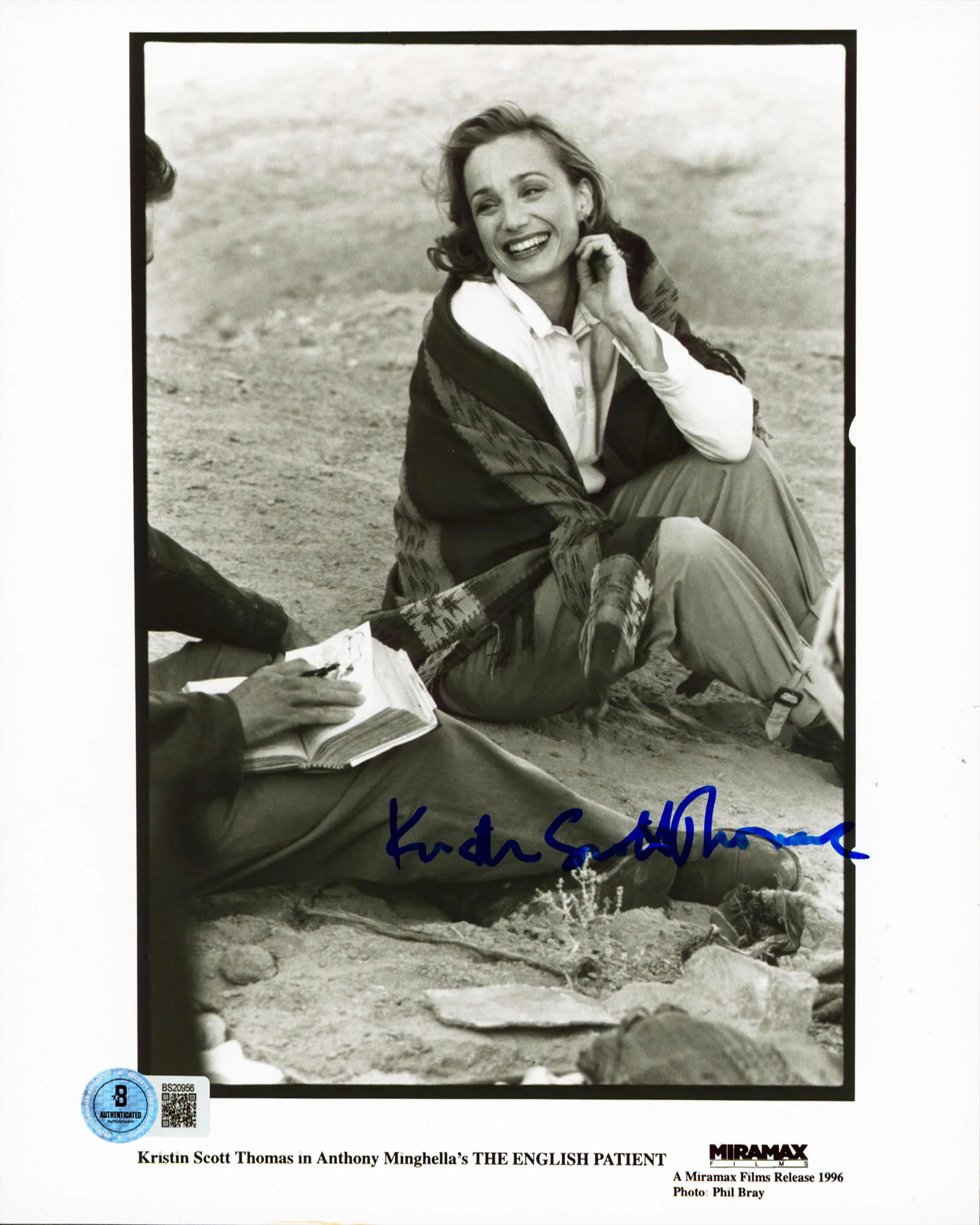 Kristin Scott Thomas The English Patient Authentic Signed 8x10 Photo BAS#BS20956 - Image 2