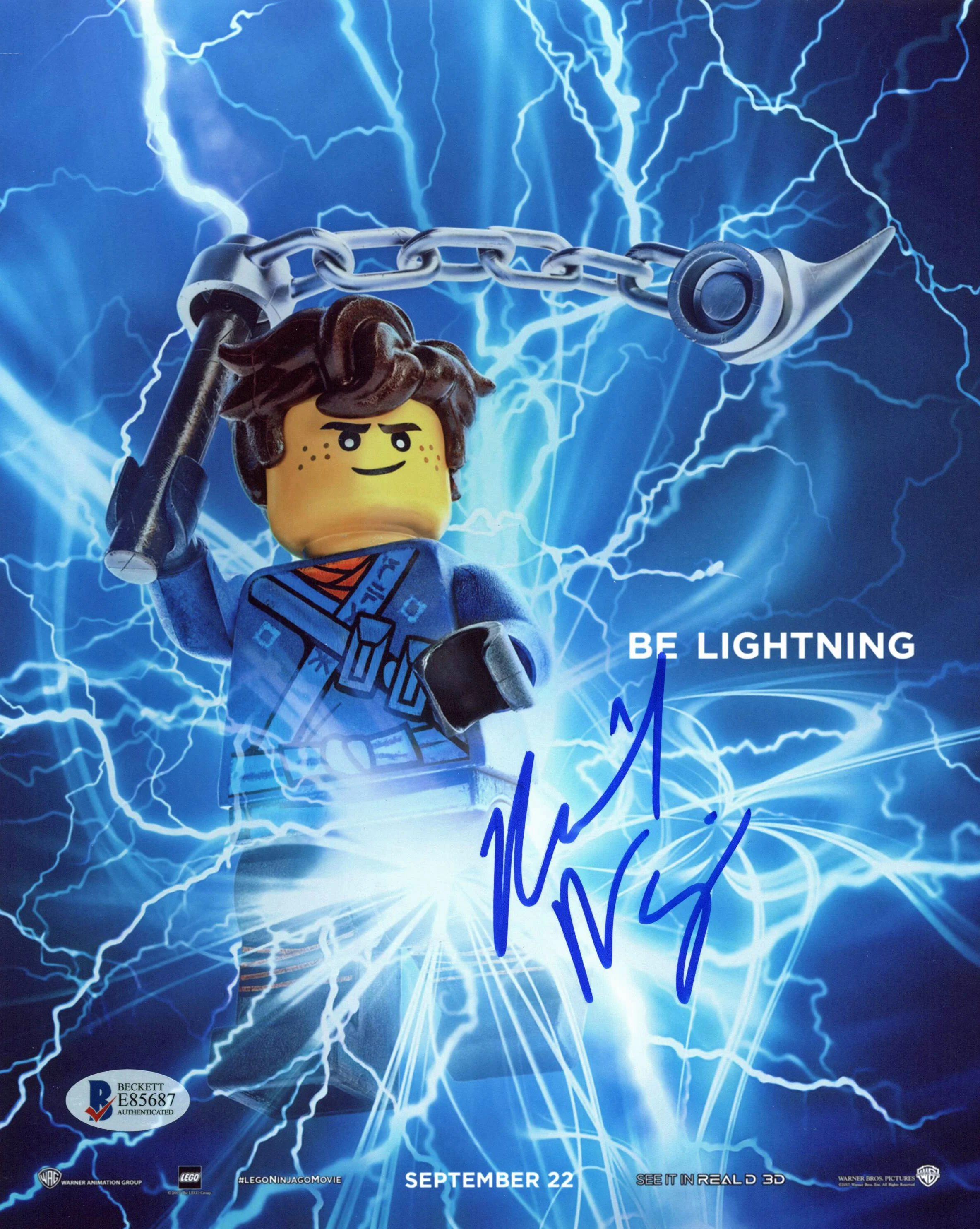 Kumail Nanjiani The Lego Ninjago Movie Authentic Signed 8x10 Photo BAS #E85687 - Image 2
