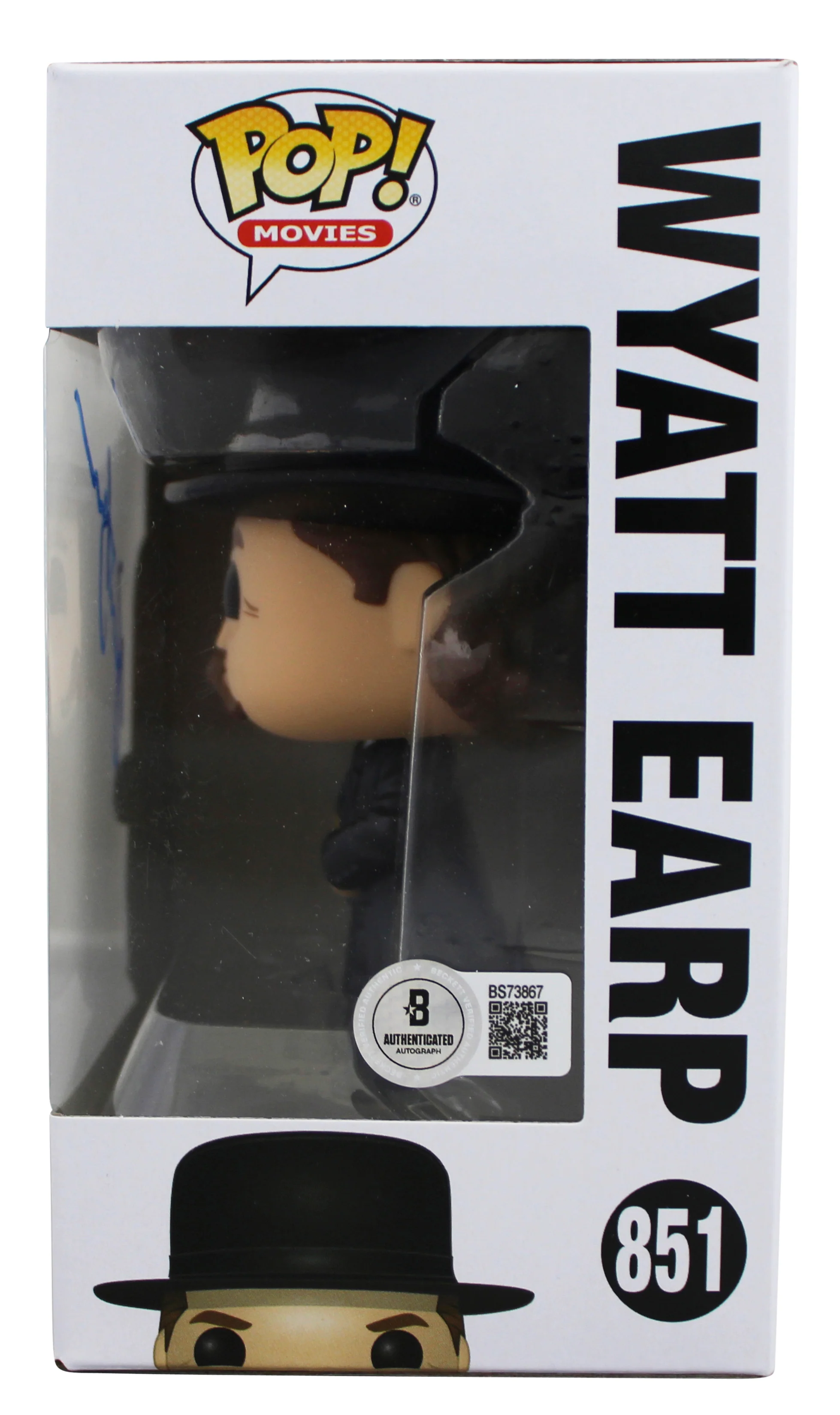 Kurt Russell Tombstone Signed Wyatt Earp #851 Funko Pop Figure BAS #BS73867 - Image 4