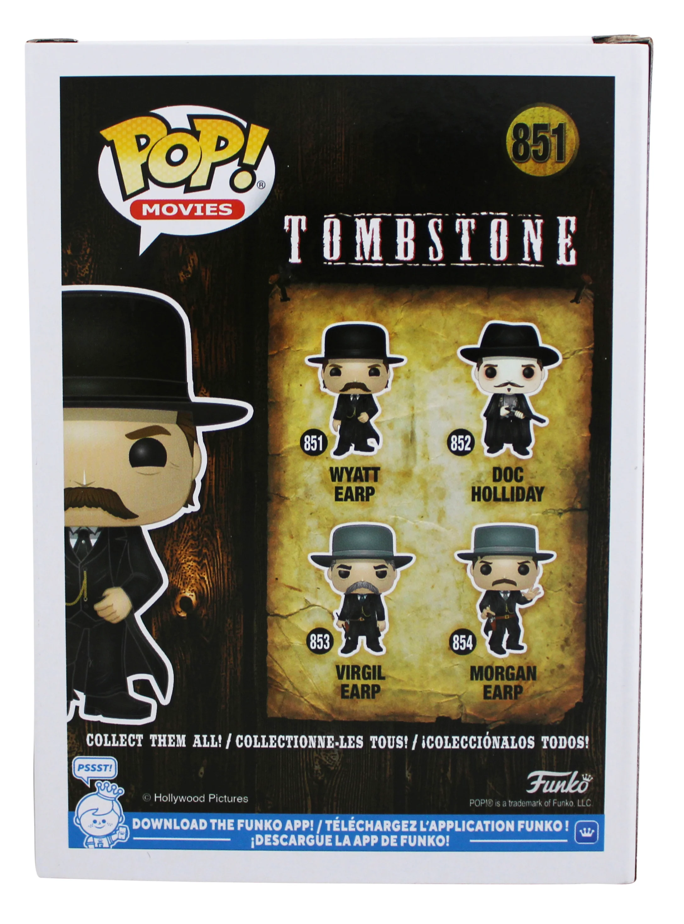 Kurt Russell Tombstone Signed Wyatt Earp #851 Funko Pop Figure BAS #BS73867 - Image 5
