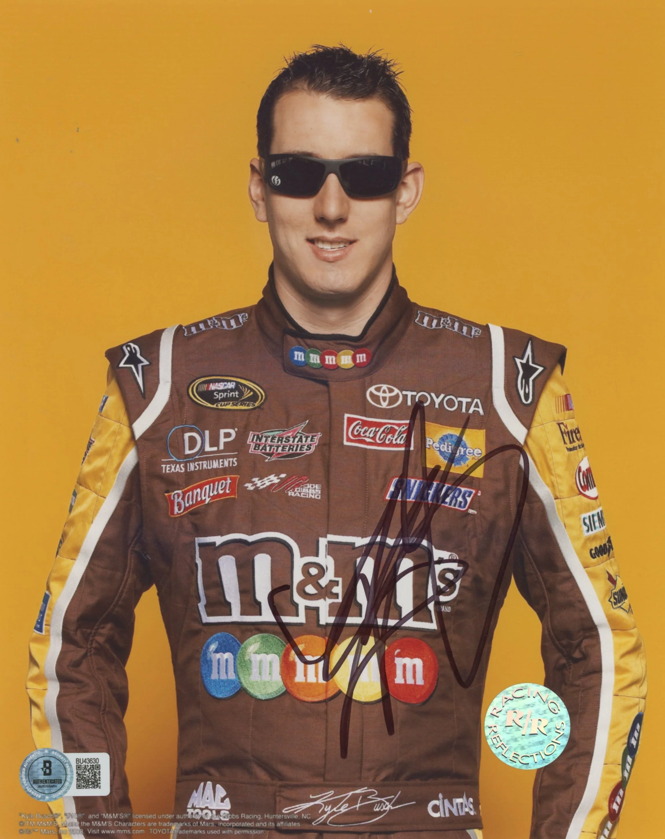 Kyle Busch NASCAR Authentic Signed 8x10 Vertical Photo Autographed BAS #BU43630 - Image 2