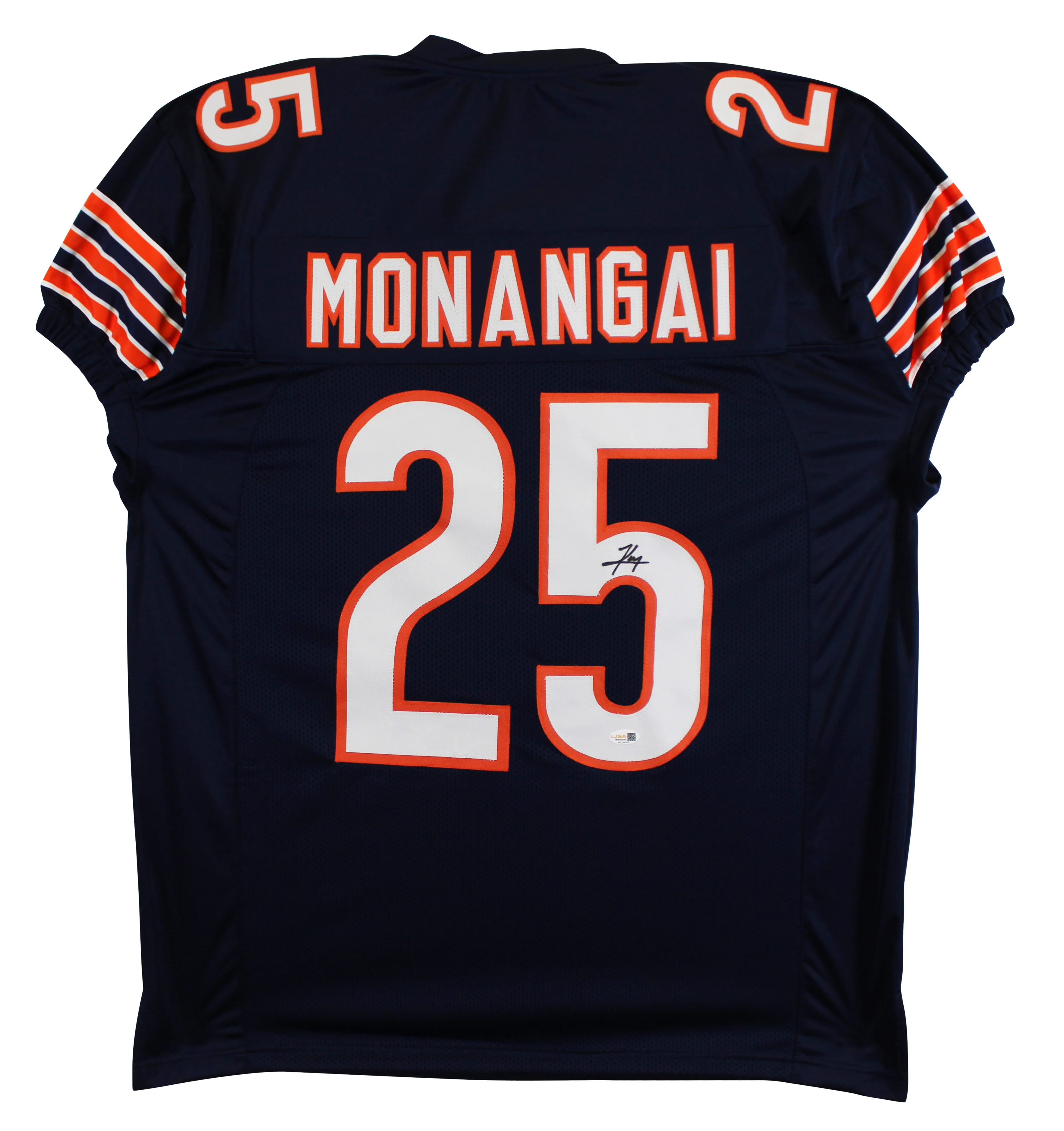 Kyle Monangai Authentic Signed Navy Blue Pro Style Jersey JSA Witness 2 - Image 2