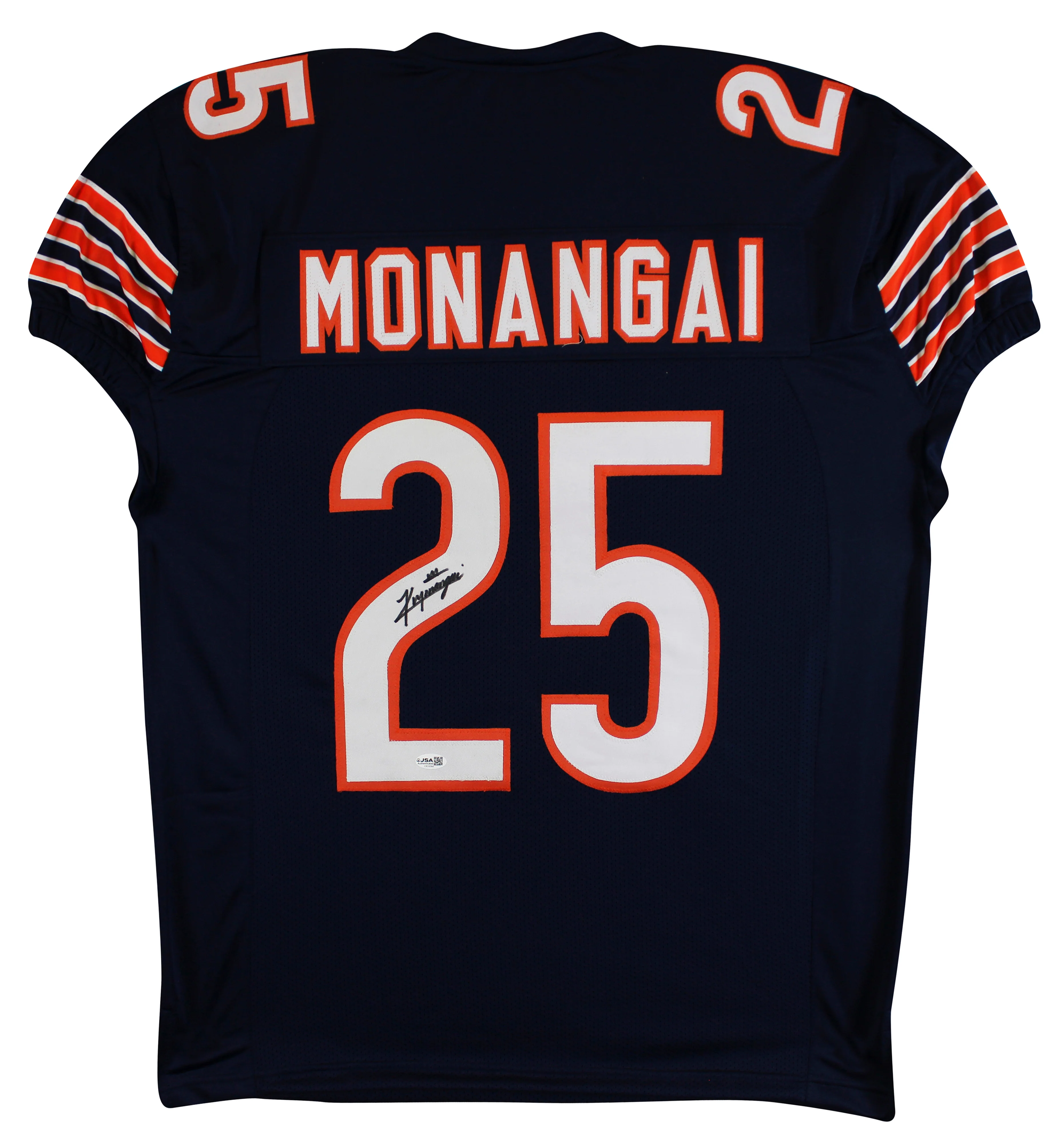 Kyle Monangai Authentic Signed Navy Blue Pro Style Jersey JSA Witness - Image 2