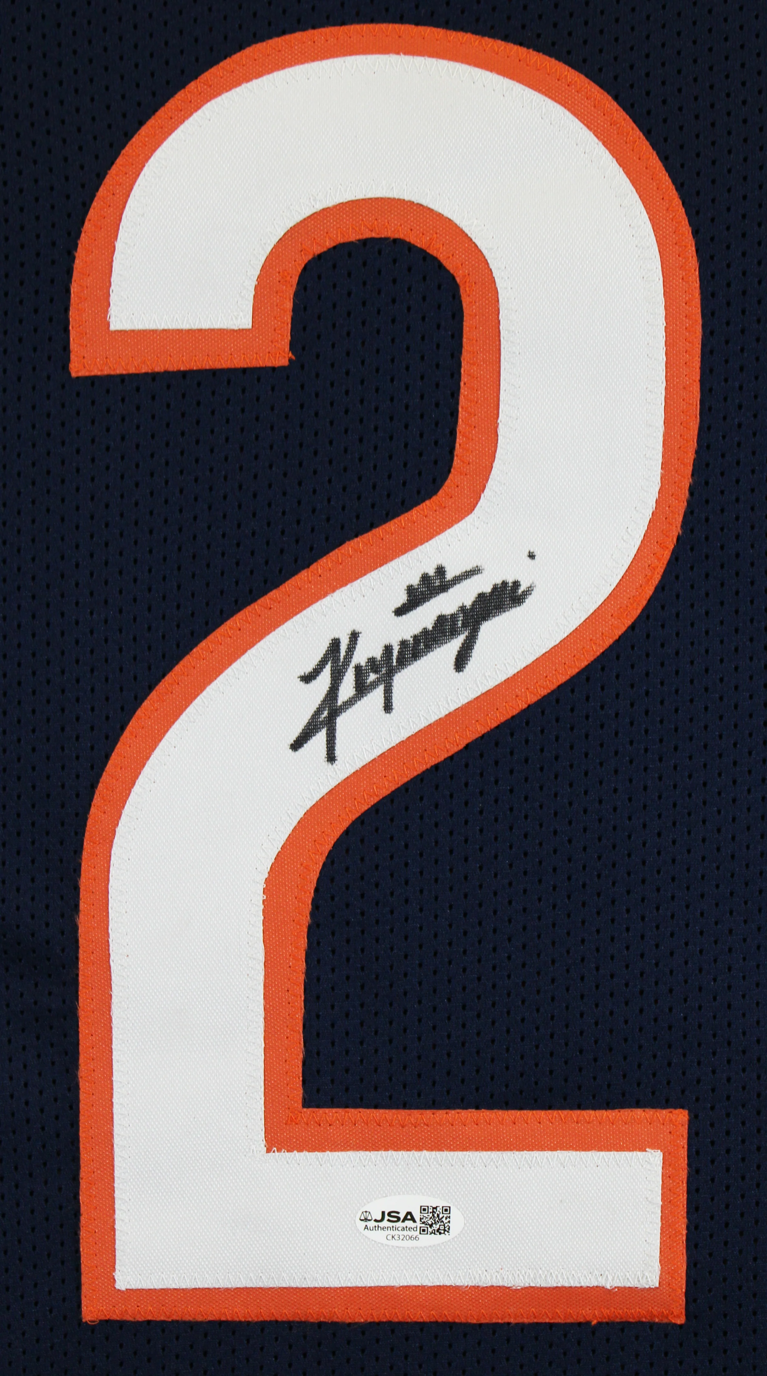 Kyle Monangai Authentic Signed Navy Blue Pro Style Jersey JSA Witness - Image 3