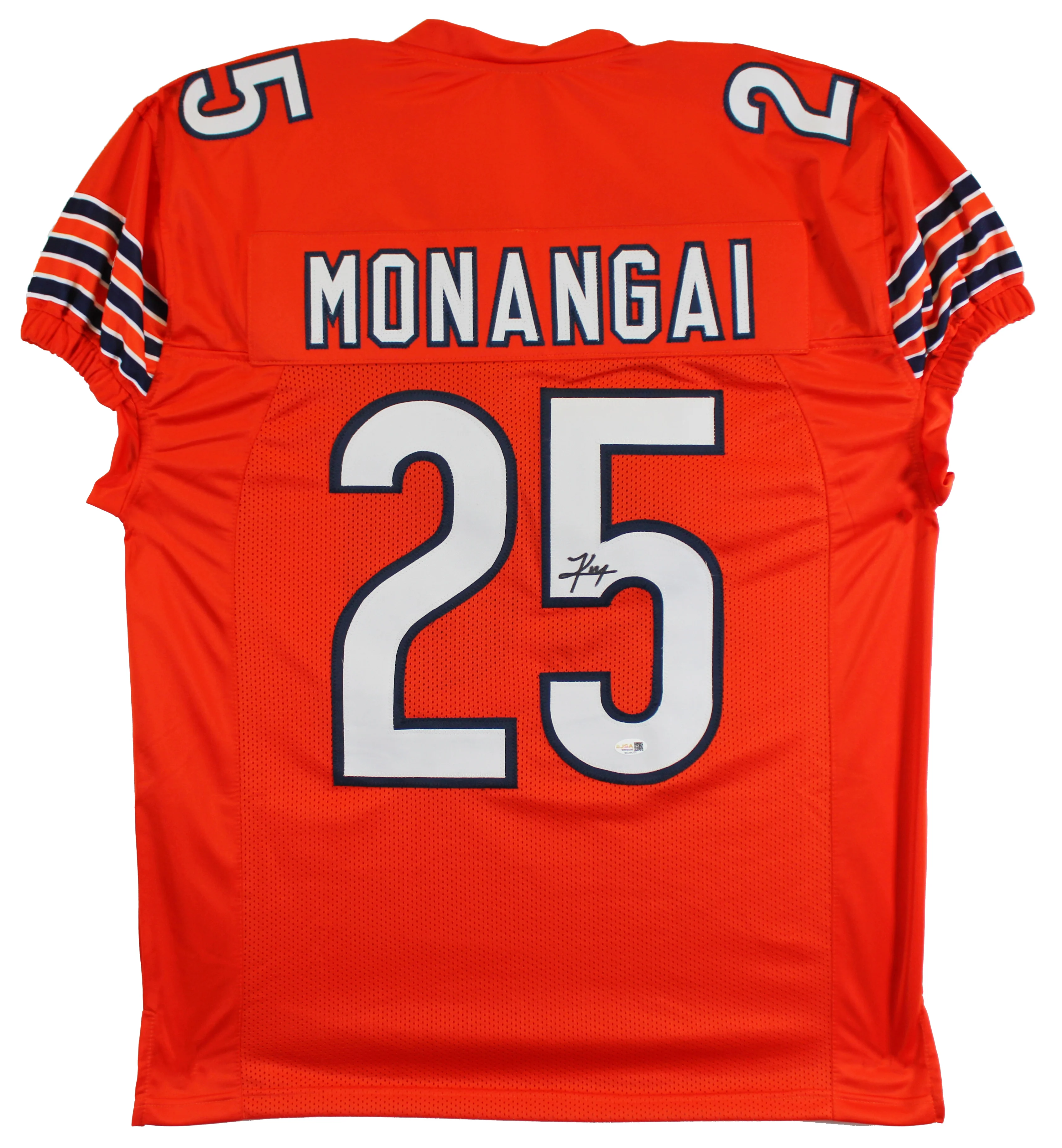 Kyle Monangai Authentic Signed Orange Pro Style Jersey Autographed JSA Witness