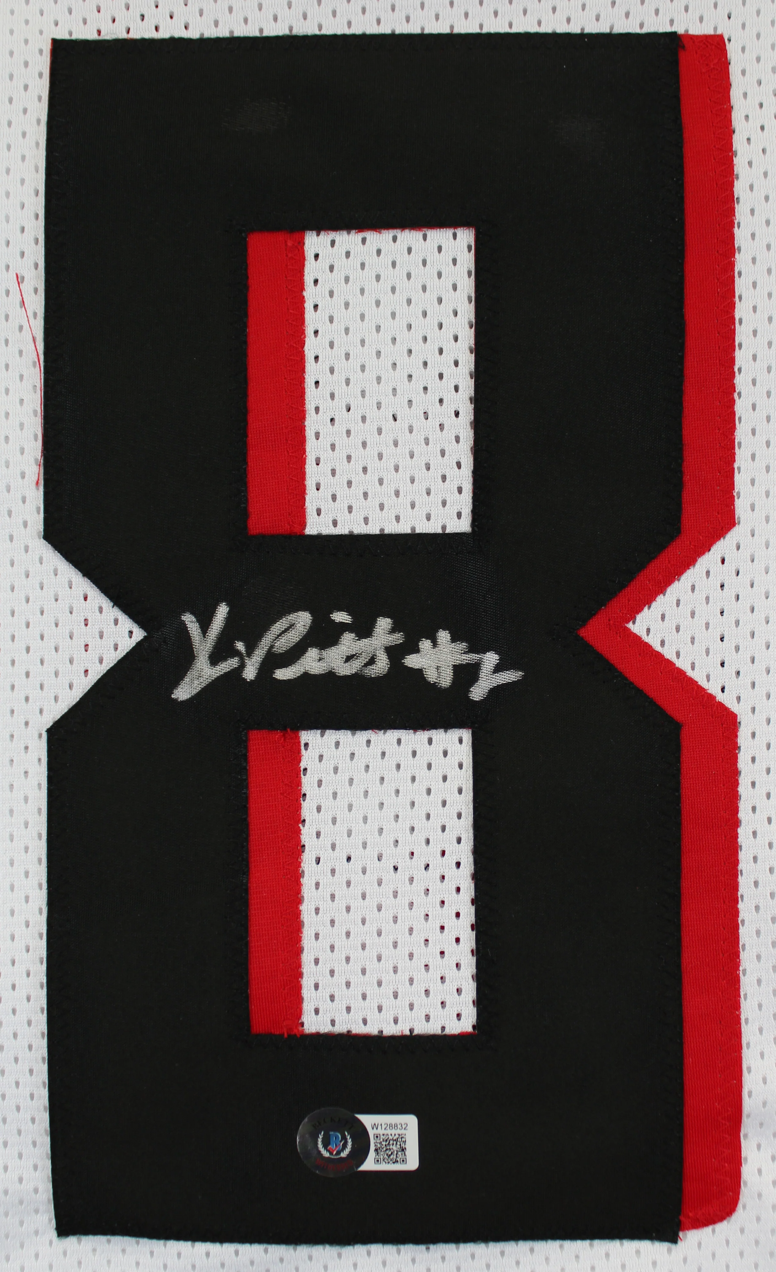Kyle Pitts Authentic Signed White Pro Style Jersey Autographed BAS Witnessed - Image 3