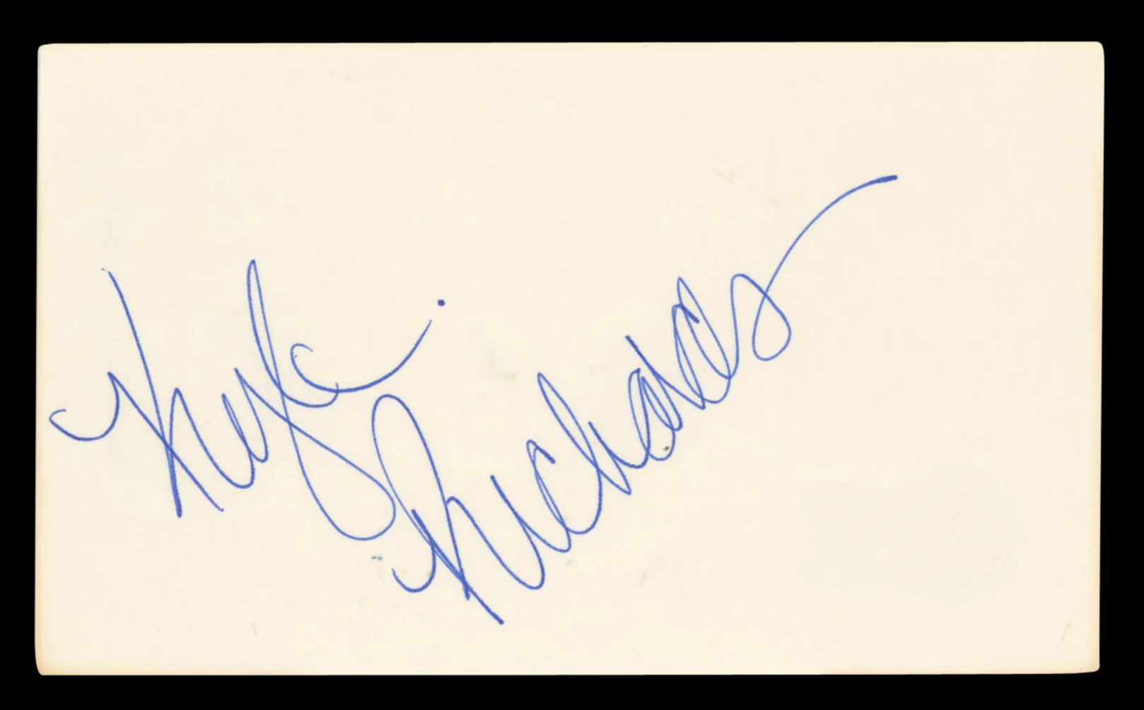 Kyle Richards Halloween Authentic Signed 3x5 Index Card BAS #BV00144 - Image 2